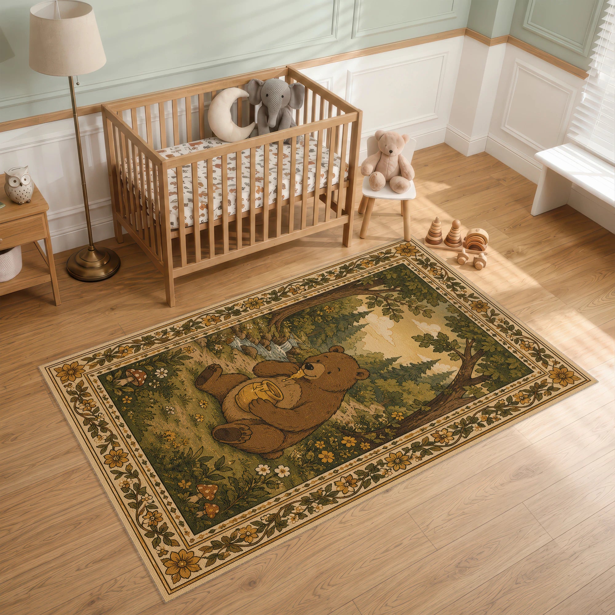 Tappeto Honey Bear Woodland