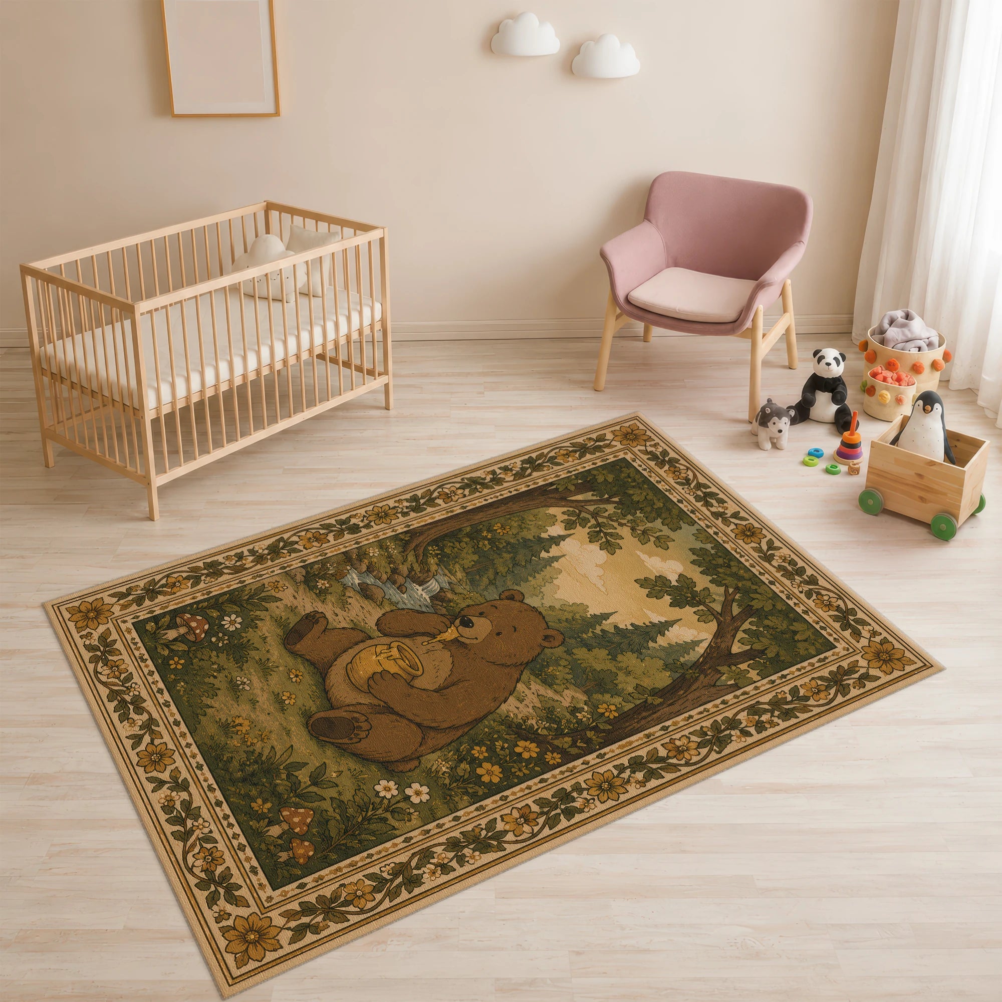 Tappeto Honey Bear Woodland
