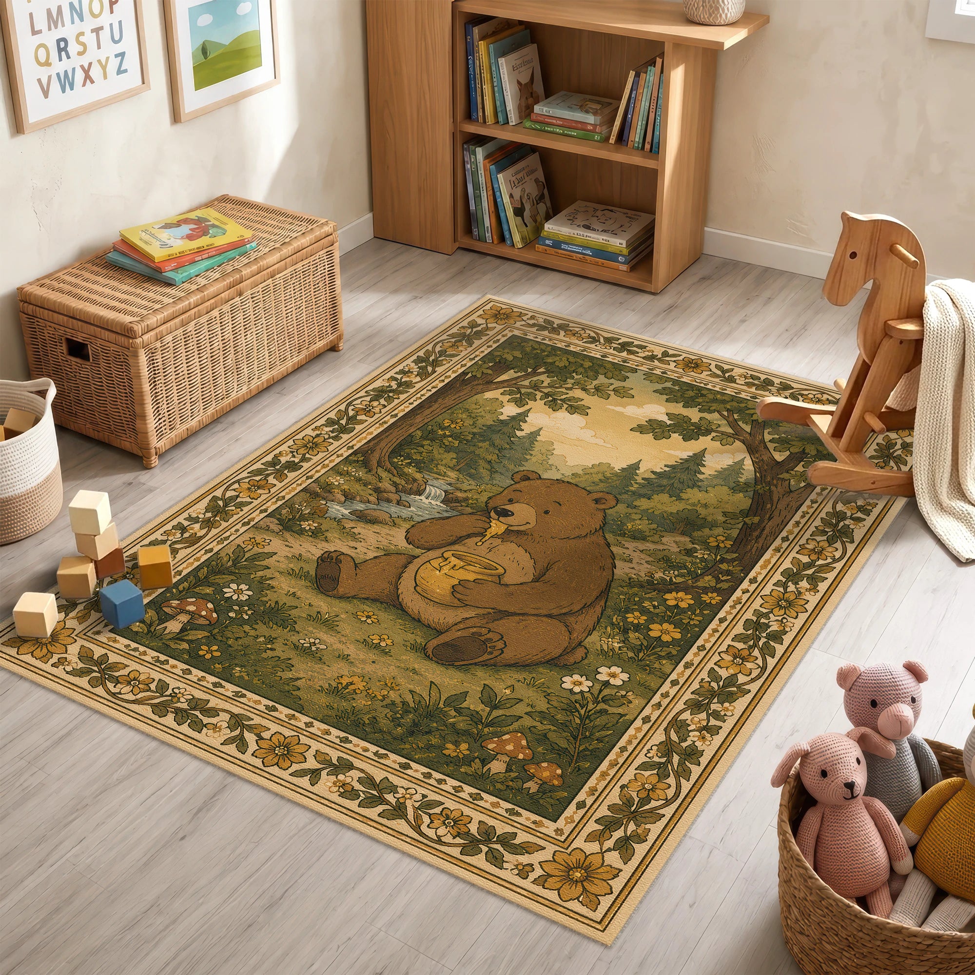 Tappeto Honey Bear Woodland