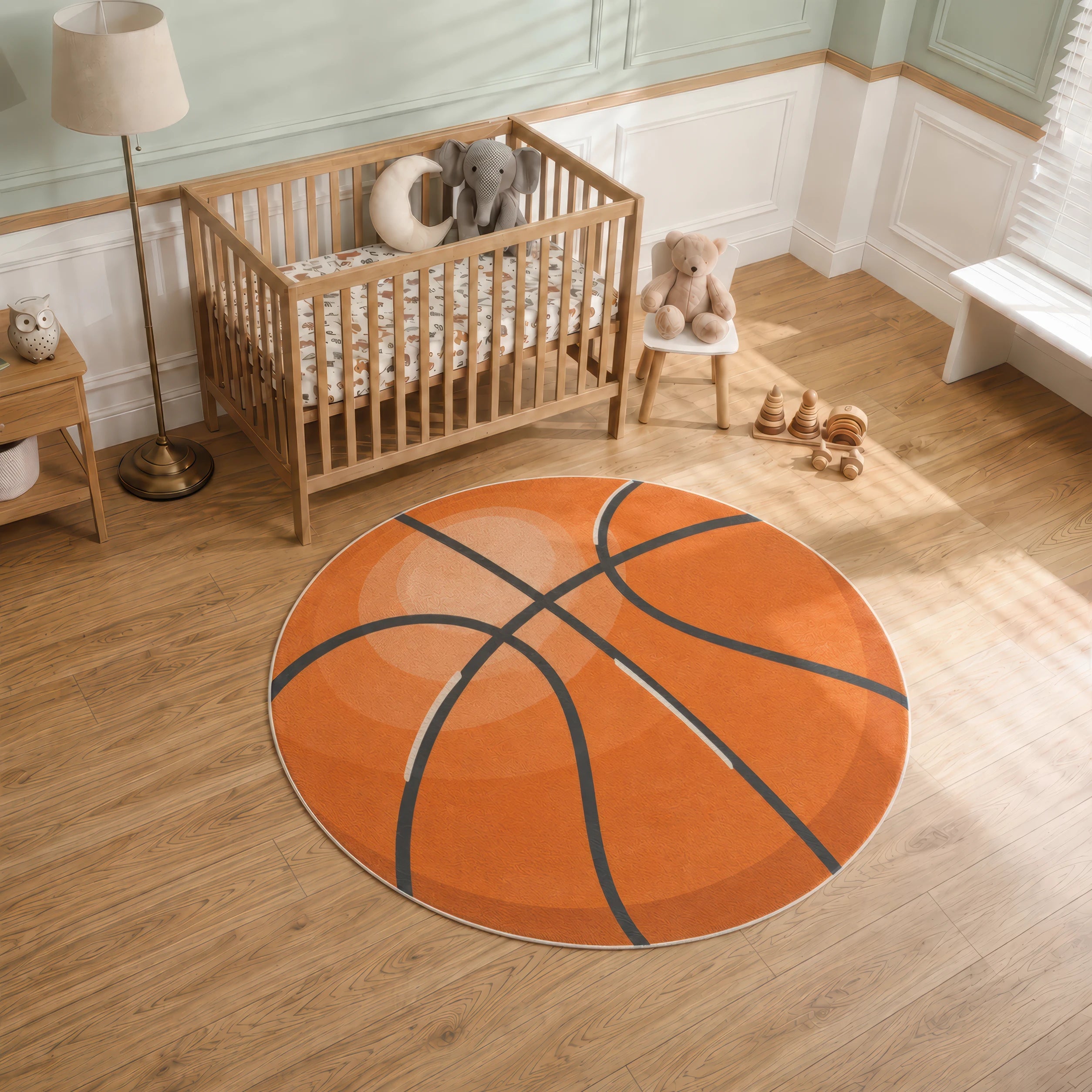 Tappeto rotondo da basket