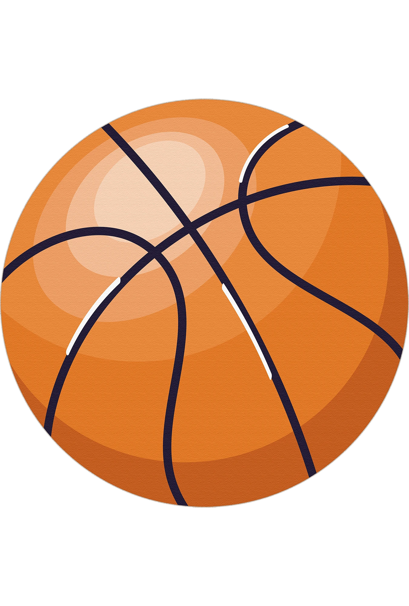Tappeto rotondo da basket
