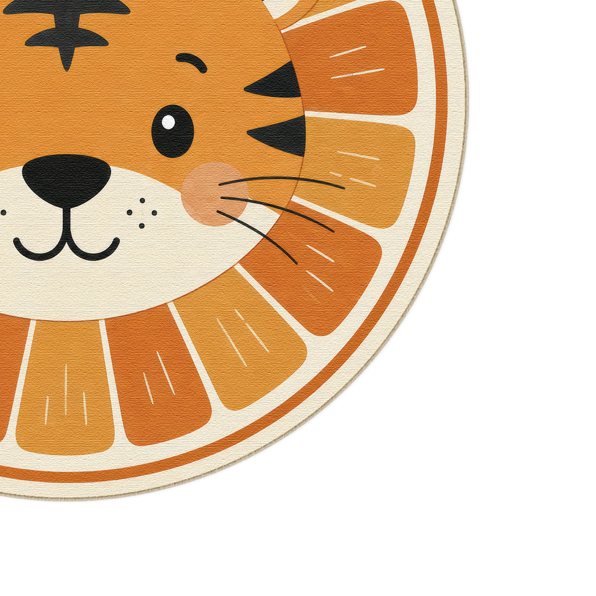 Tappeto rotondo Little Tiger
