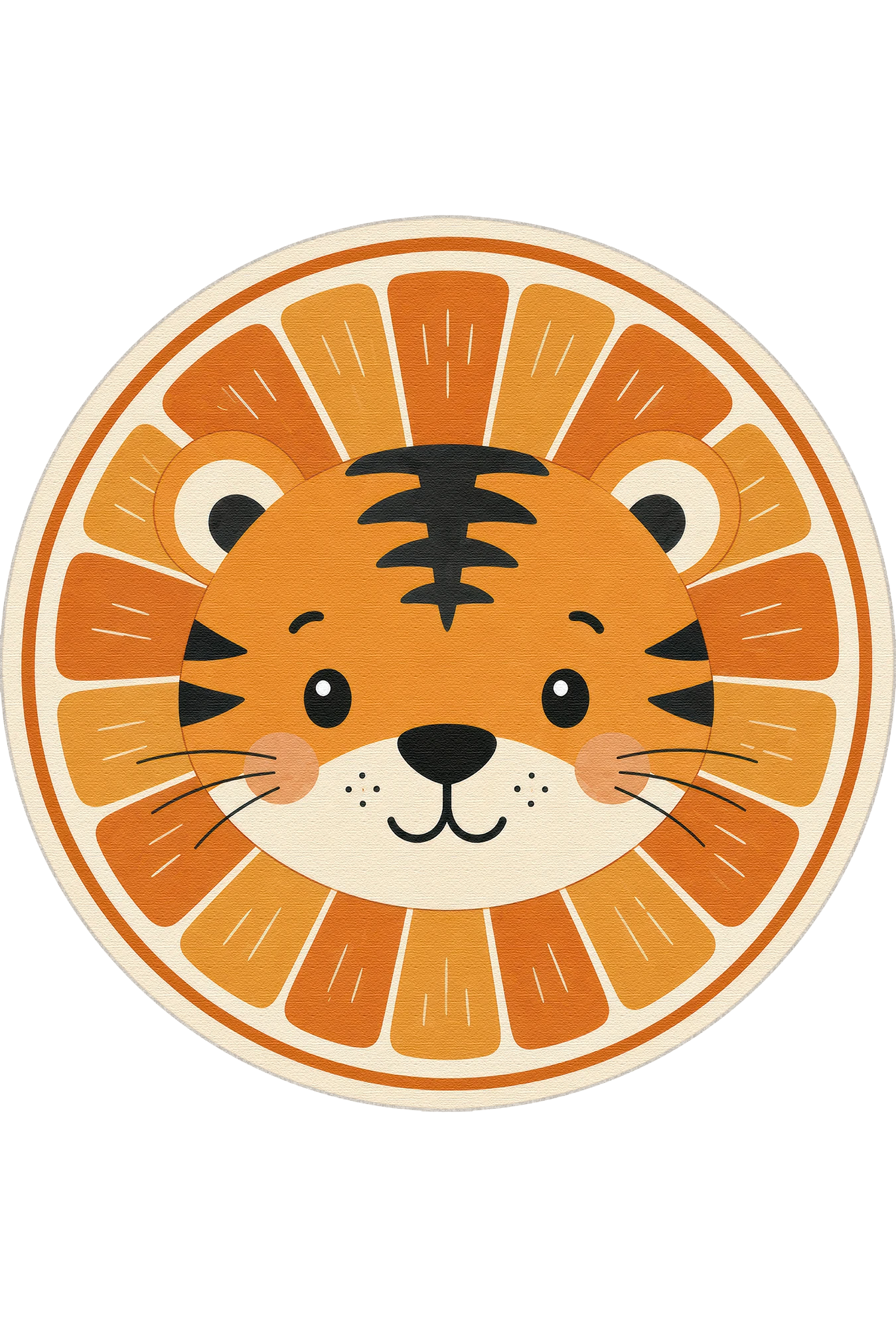 Tappeto rotondo Little Tiger