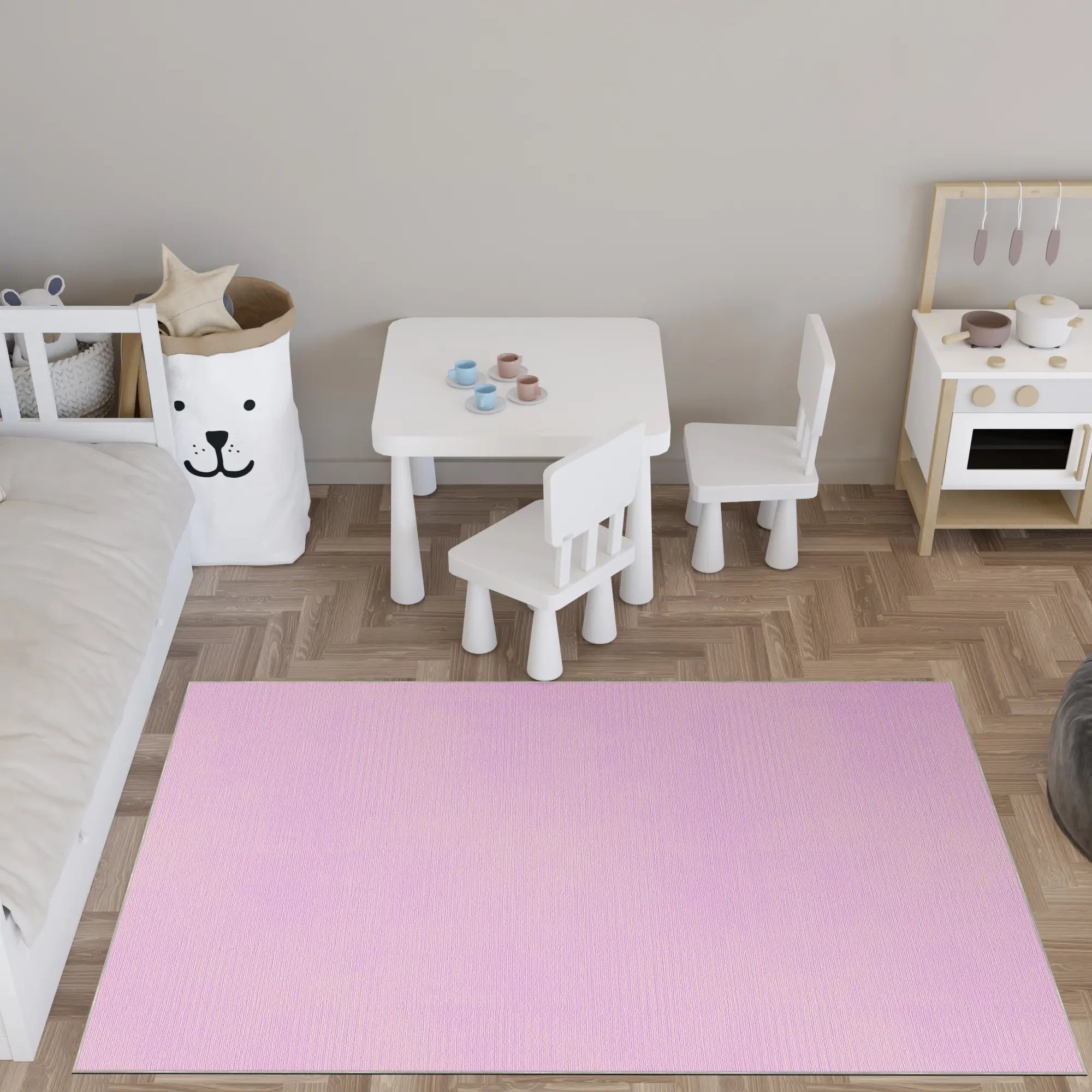 Tappeto Testurizzato Lilla Lavabile