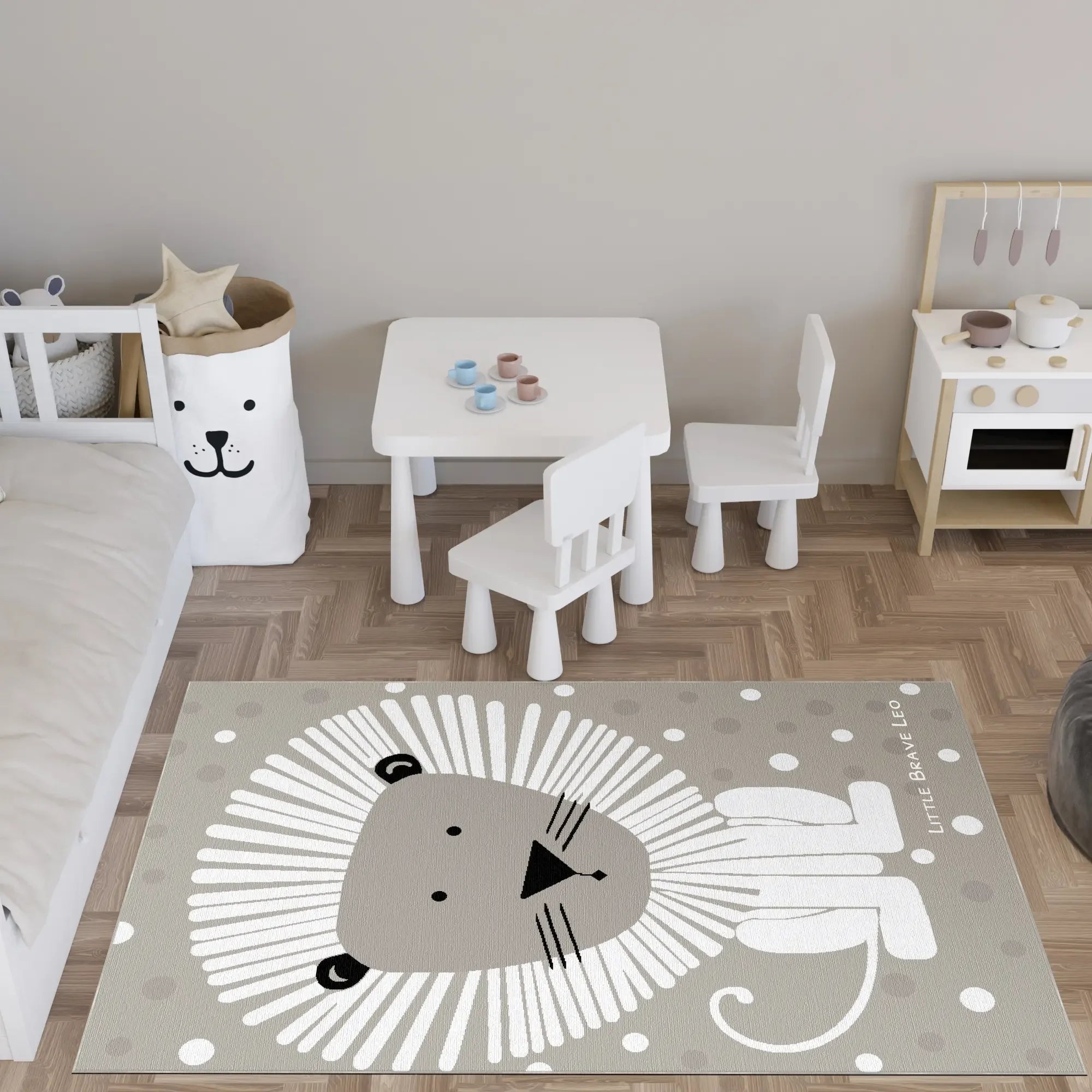 Re della Foresta Boho | Tappeto Personalizzabile