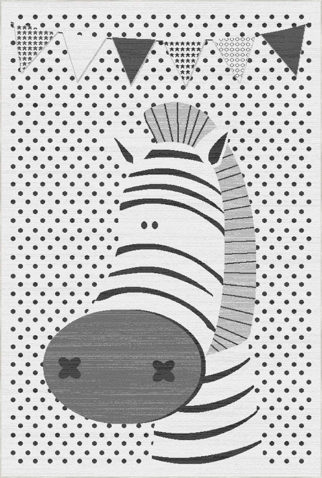 Tappeto Lavabile a Pois Zebra