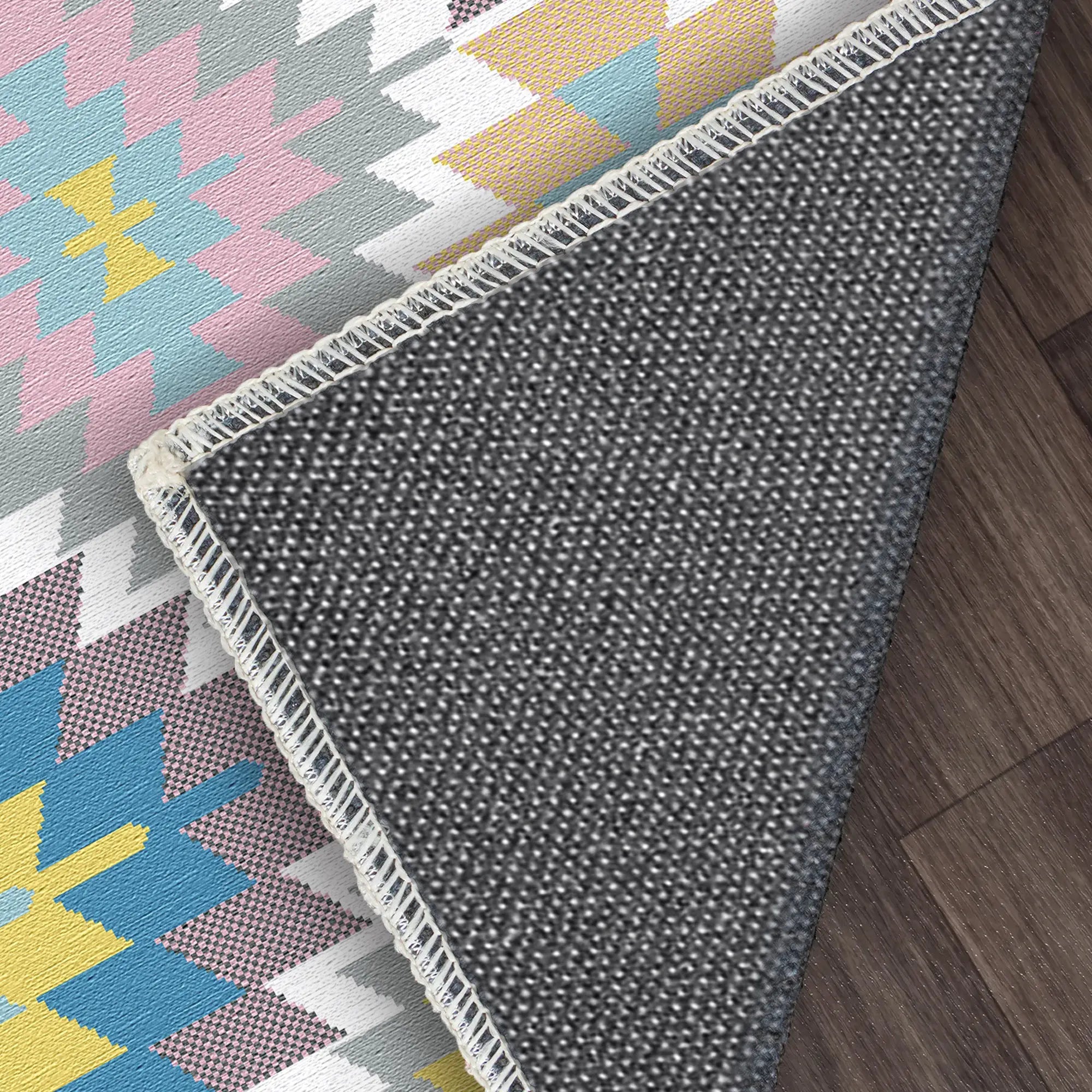 Tappeto Lavabile Boho Geometrico