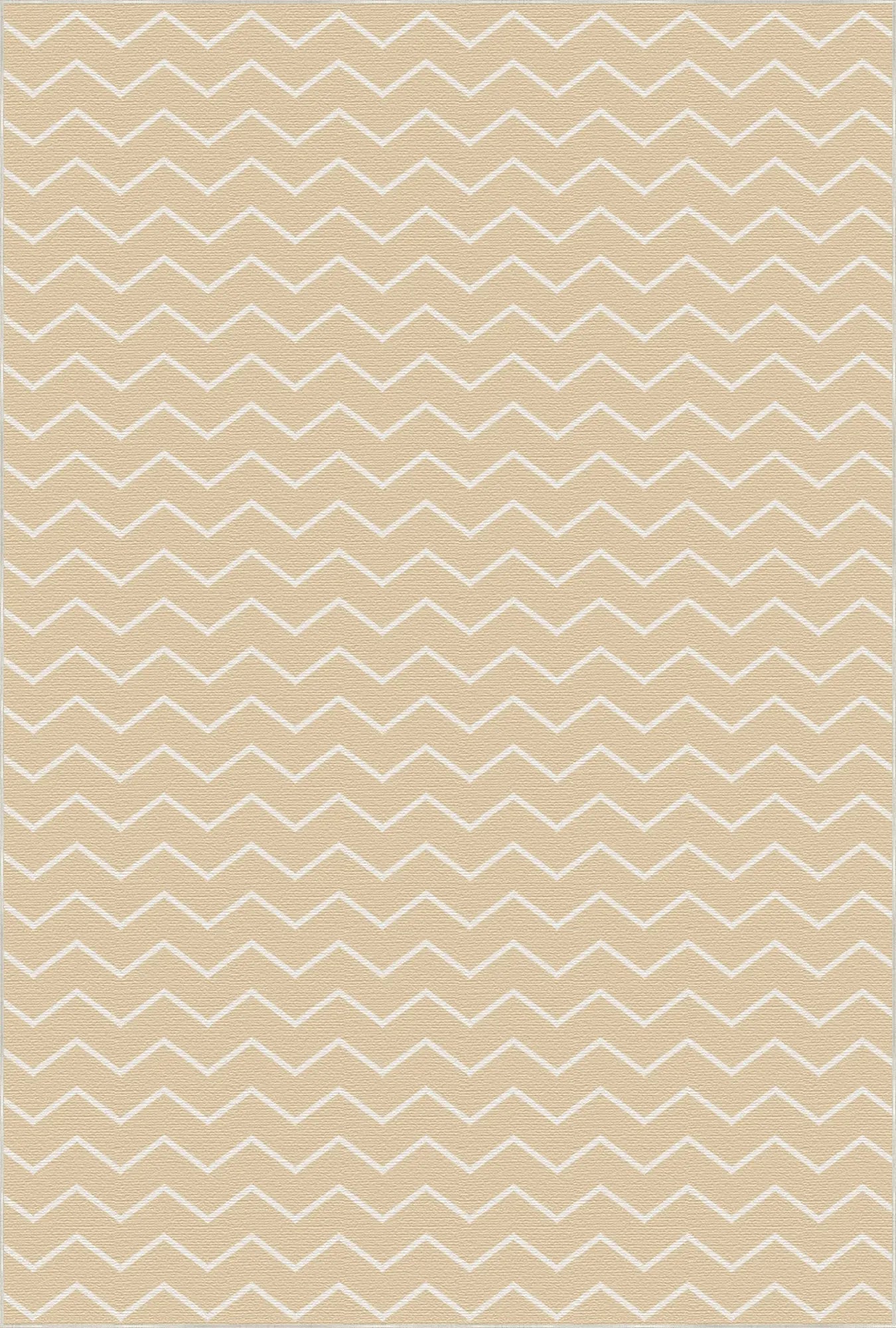 Tappeto Lavabile Chevron Beige