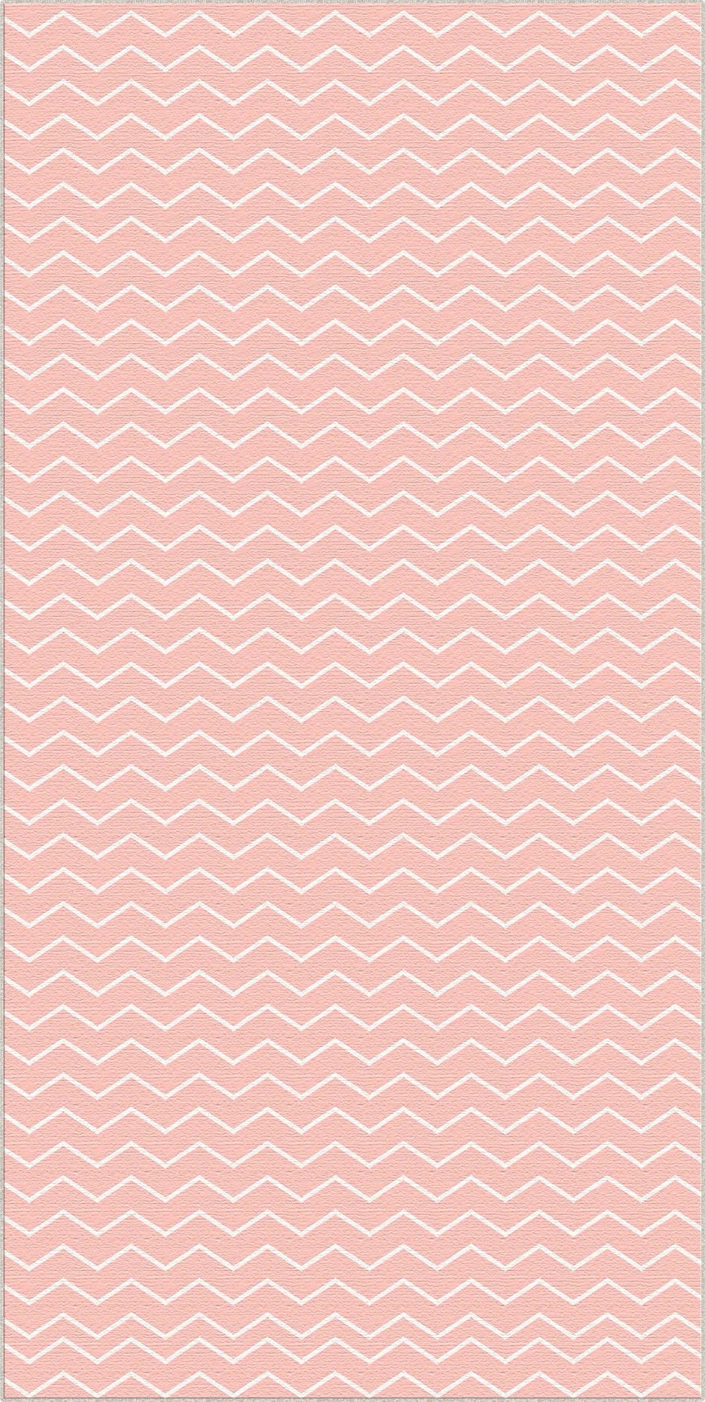 Tappeto Lavabile Chevron Rosa