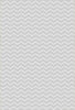 Tappeto Lavabile Chevron Grigio 