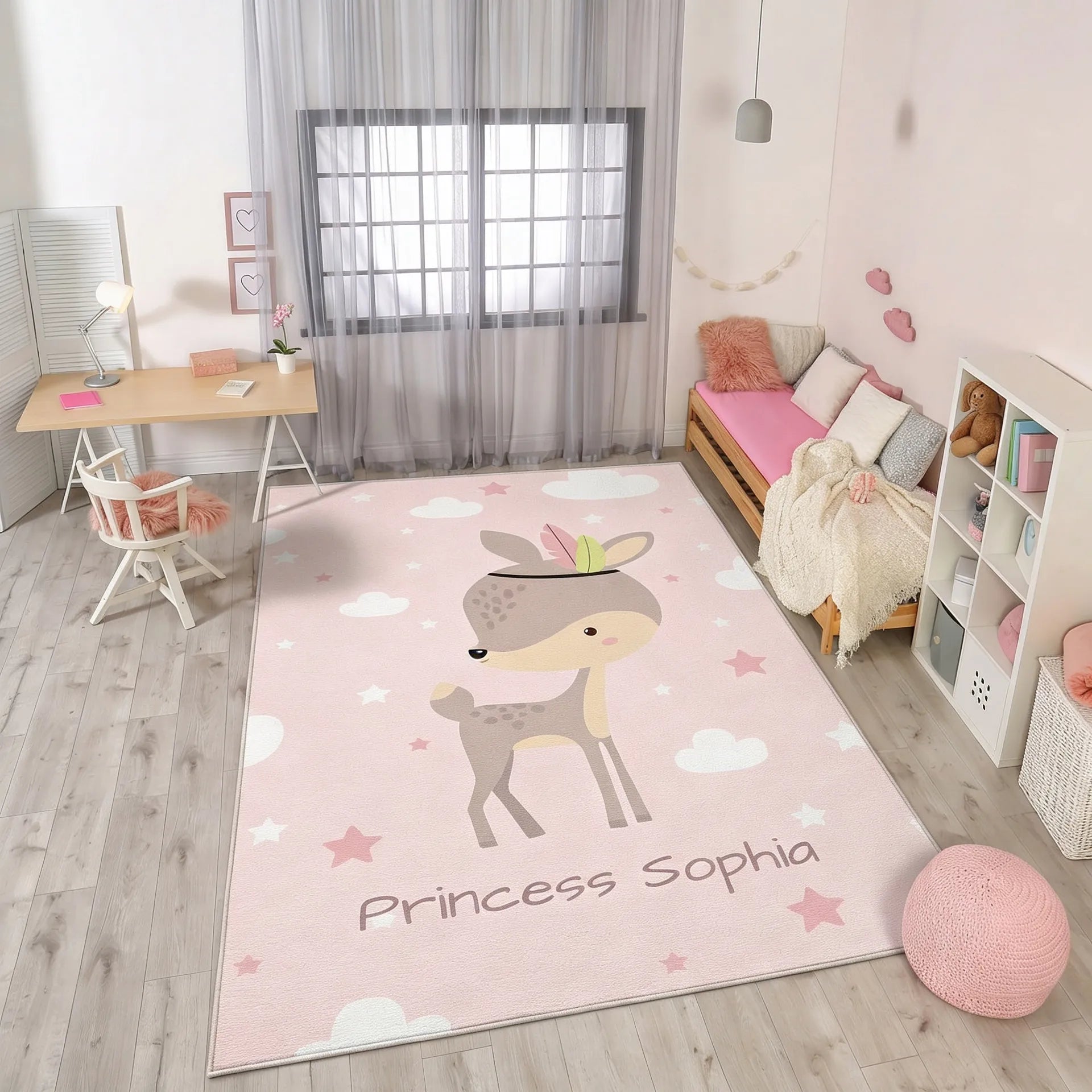 Tappeto Personalizzabile | Cerbiatto Tribale Boho