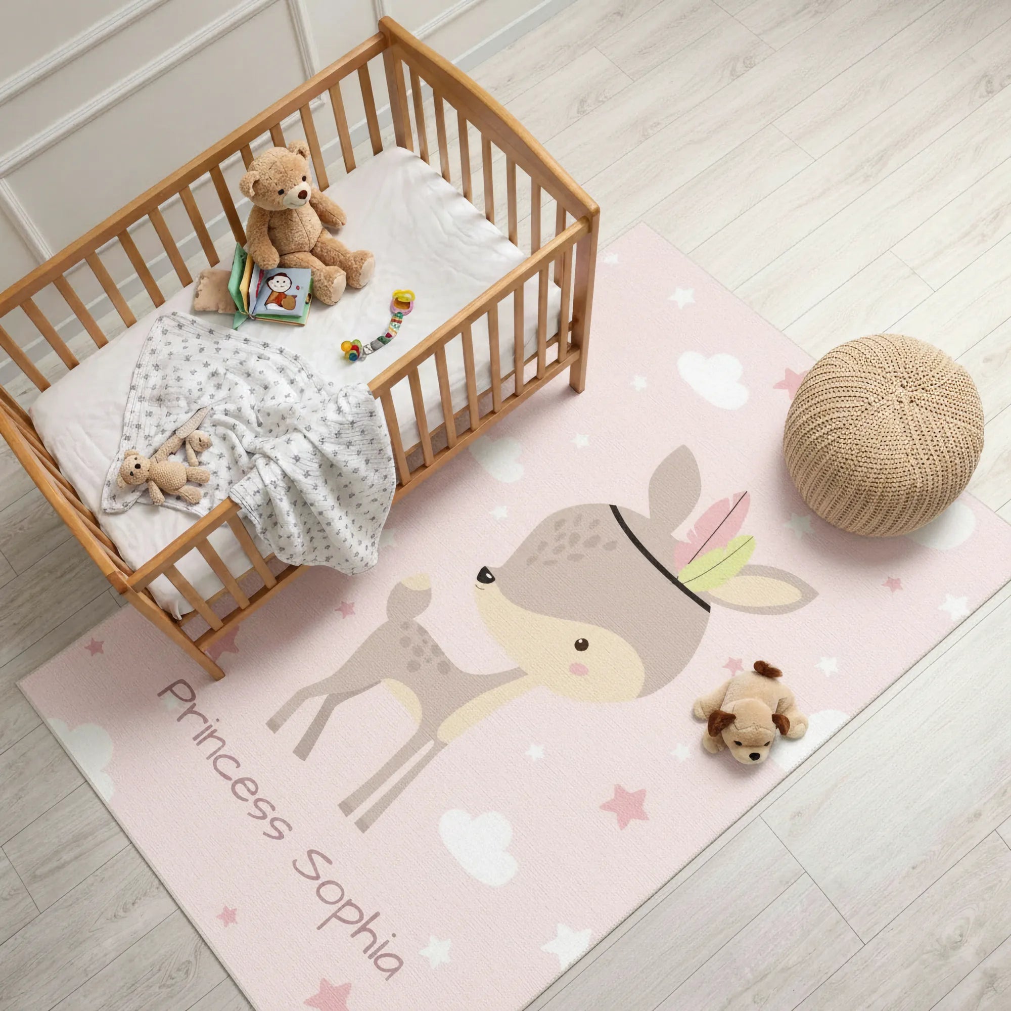Tappeto Personalizzabile | Cerbiatto Tribale Boho