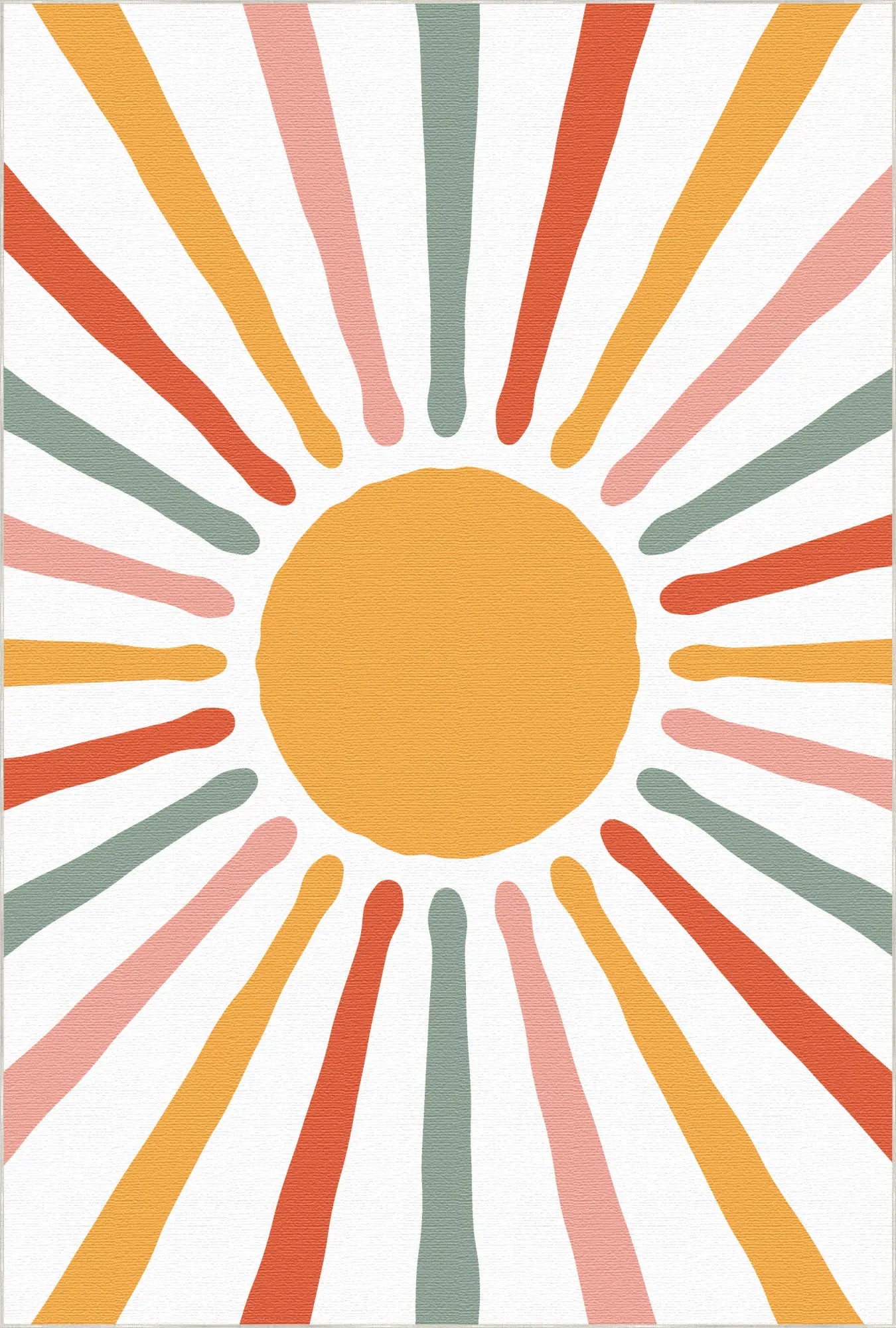 Tappeto Boho Solare Colorato e Vivace