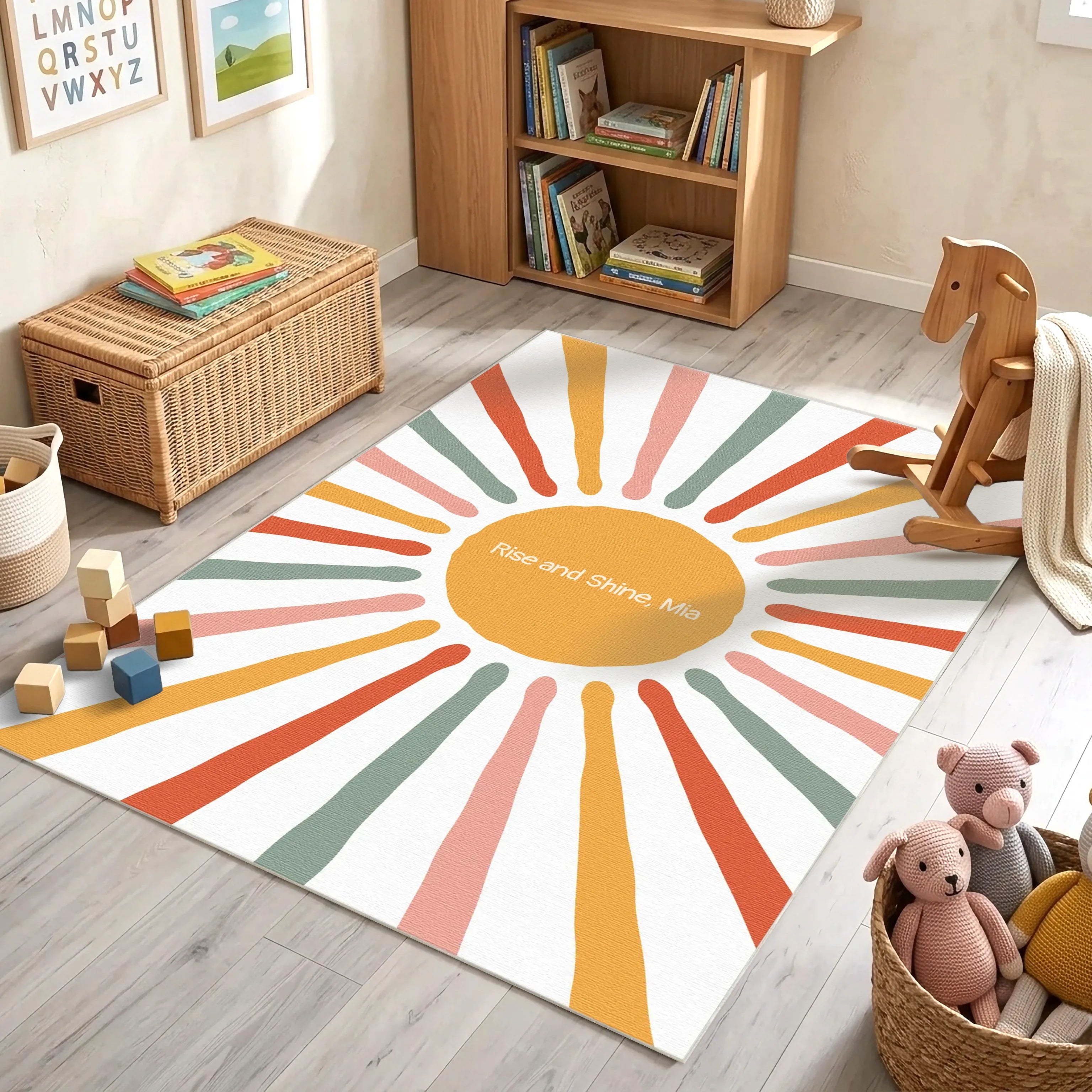 Tappeto Personalizzabile | Raggio di Sole Retro