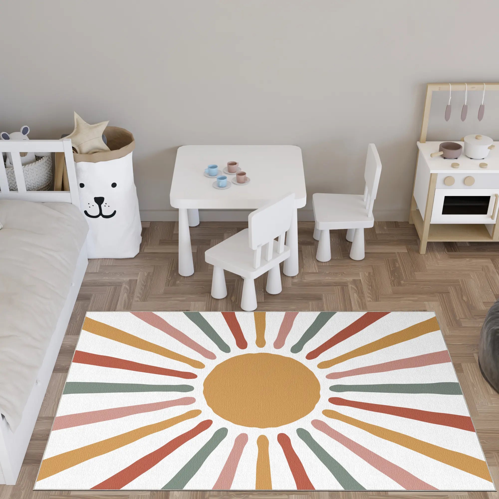 Tappeto Boho Solare Colorato e Vivace