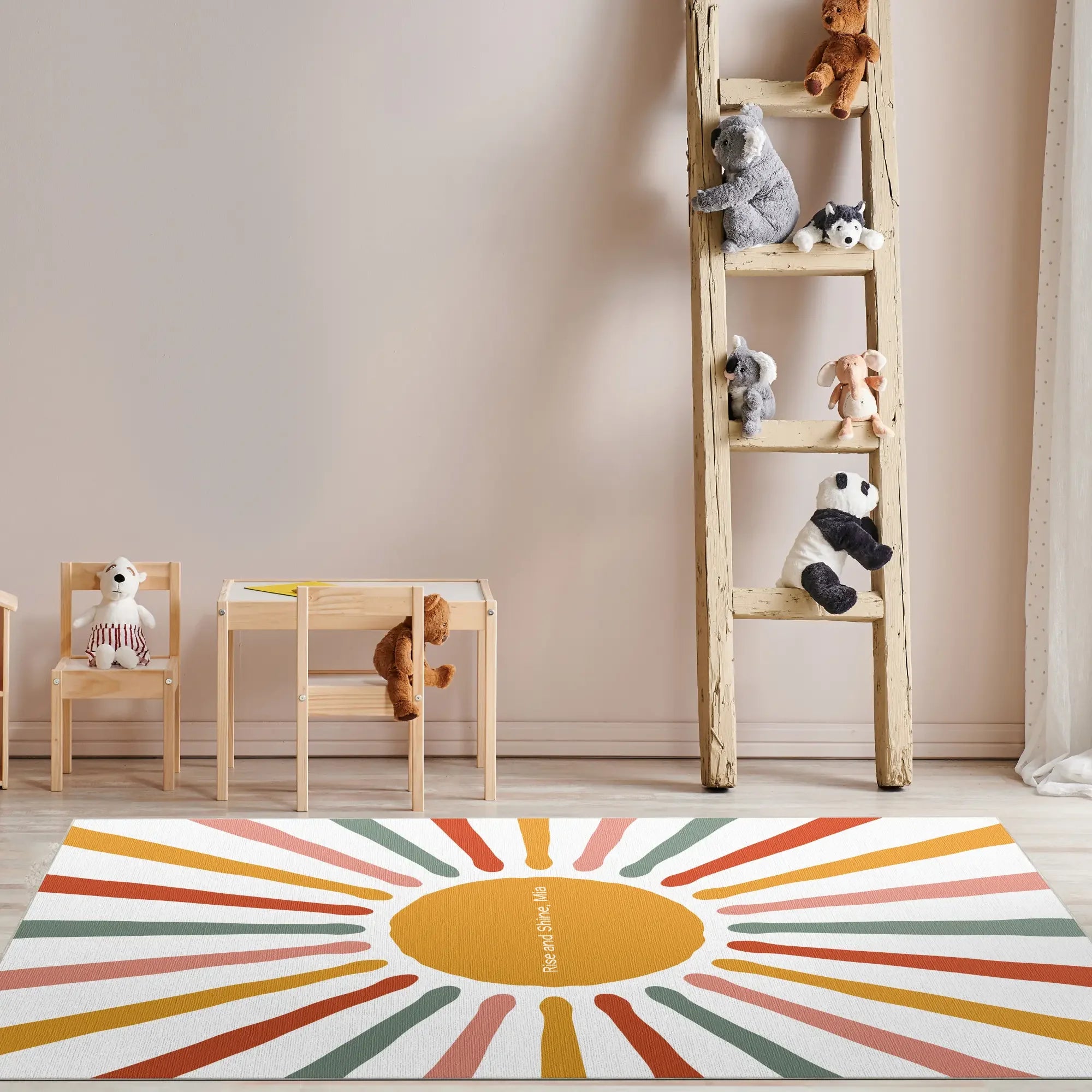 Tappeto Personalizzabile | Raggio di Sole Retro