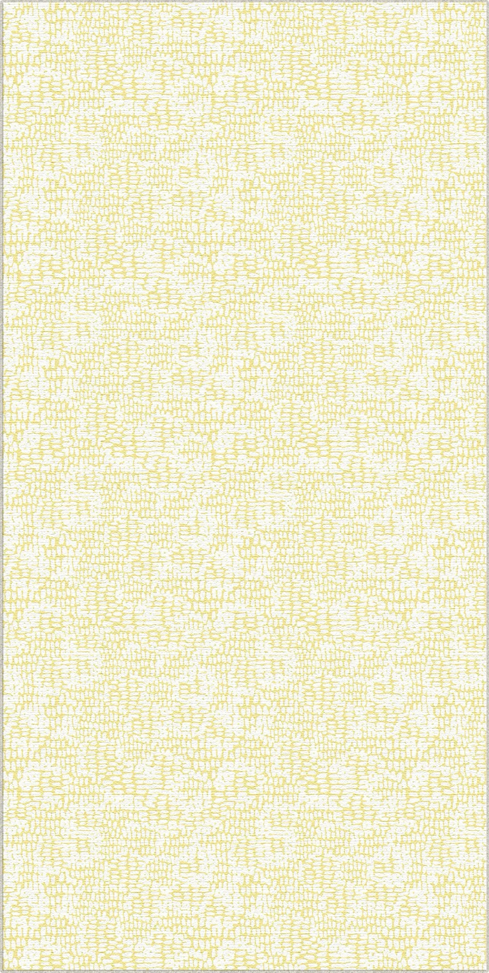 Tappeto Decorativo Giallo Morbido con Texture Astratta