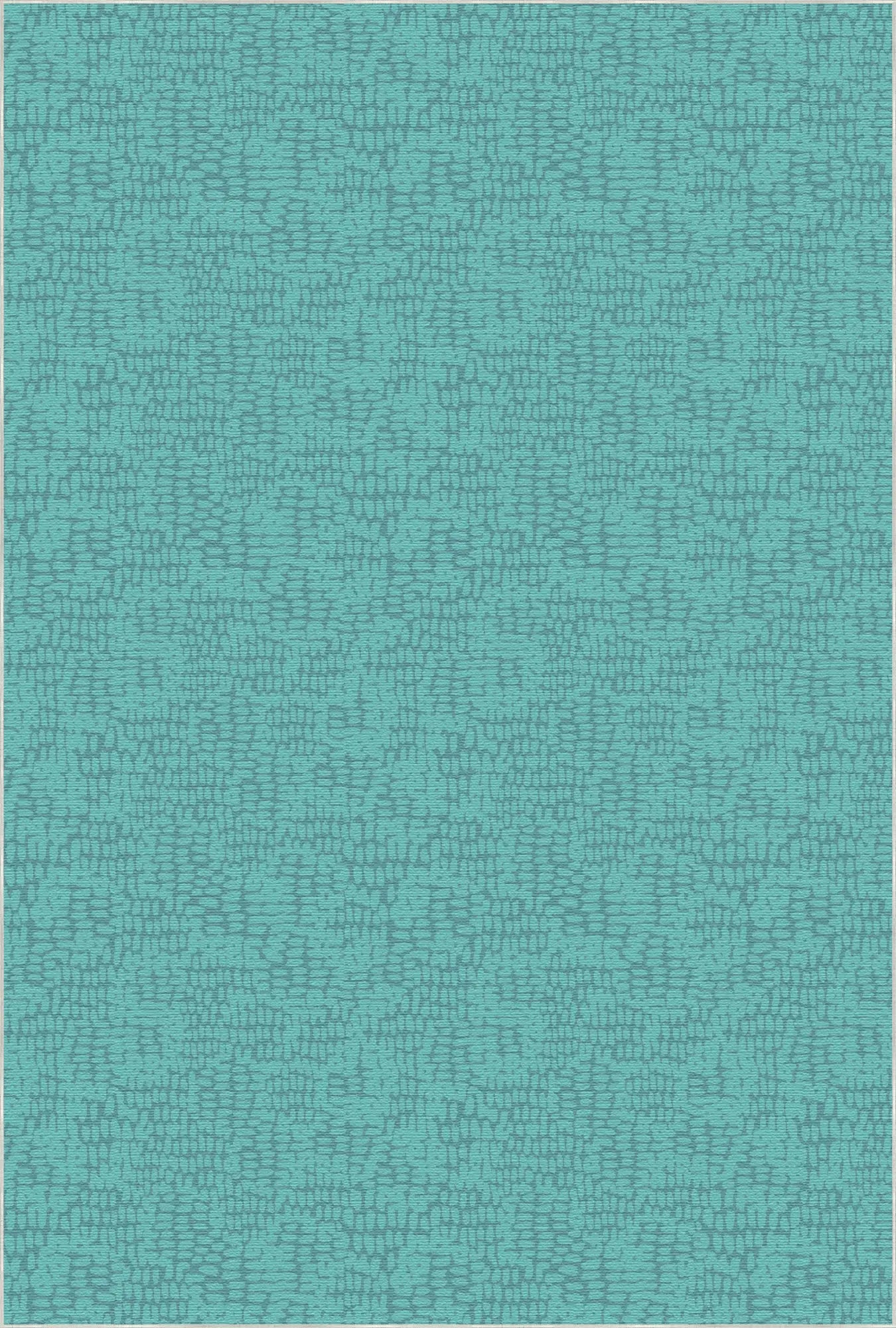 Tappeto Decorativo Turchese Morbido con Texture Astratta