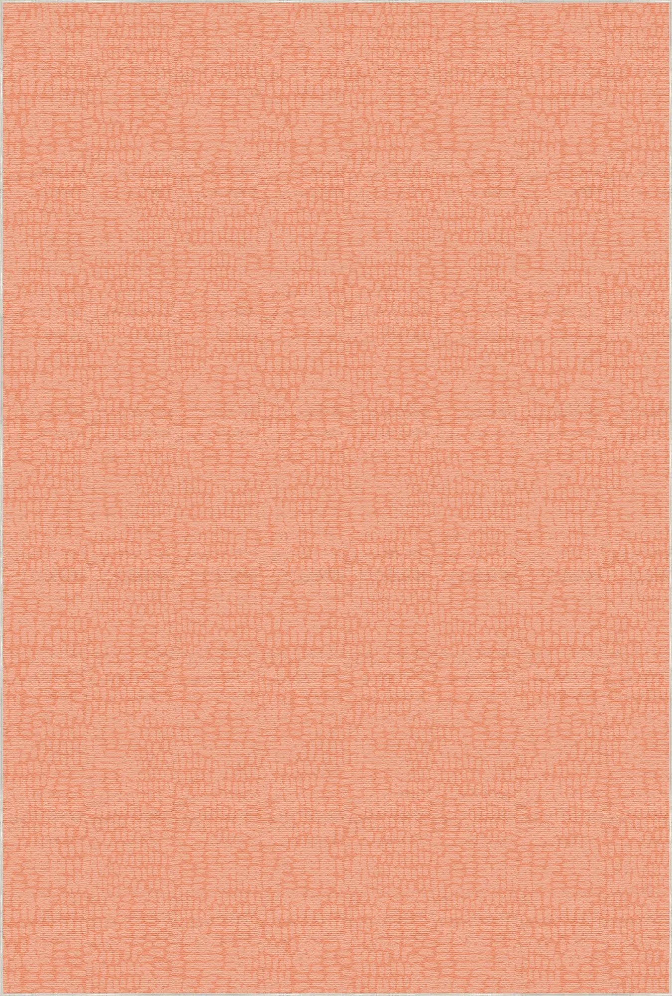 Tappeto Decorativo Arancione Morbido con Texture Astratta