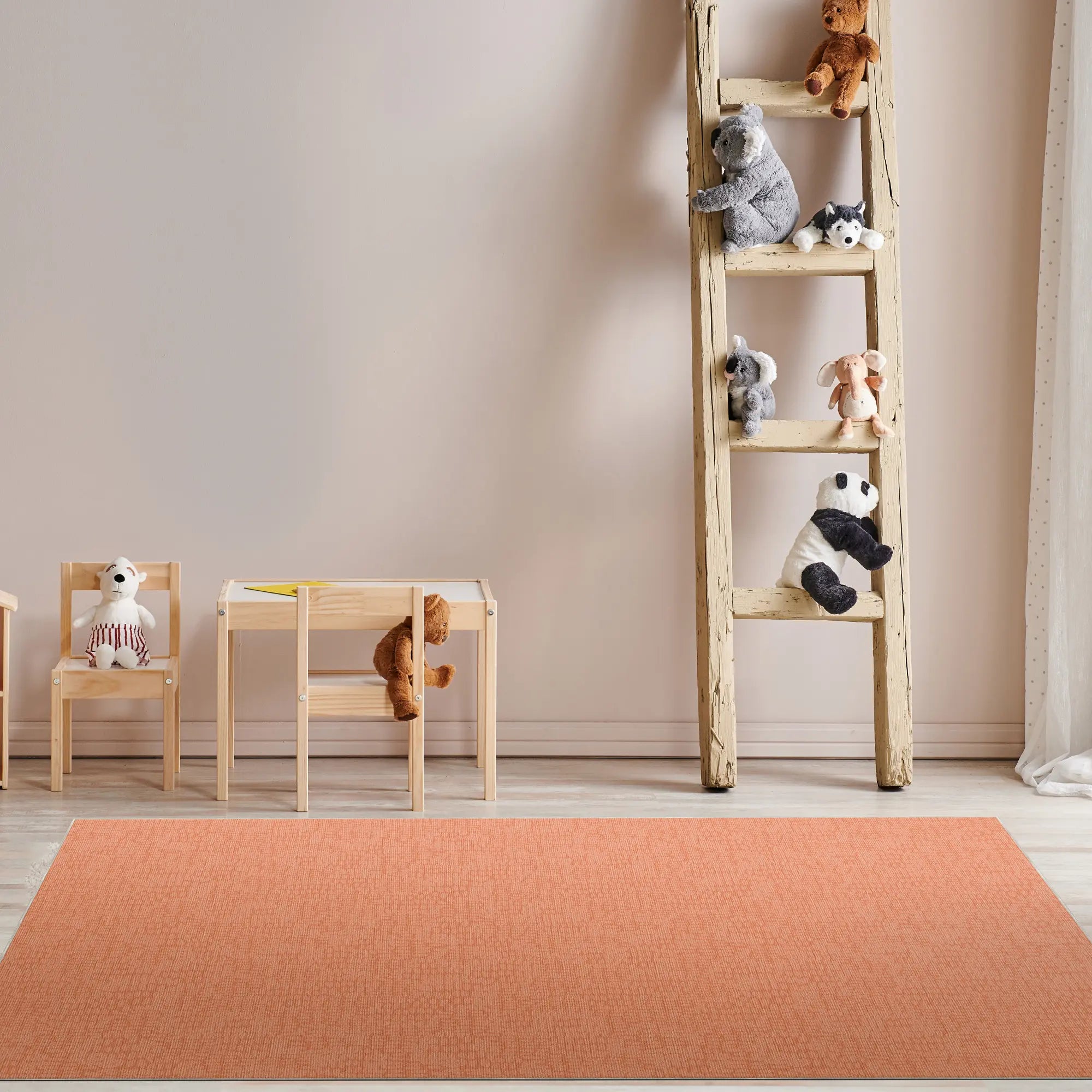 Tappeto Decorativo Arancione Morbido con Texture Astratta