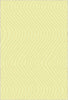 Tappeto Decorativo Giallo Morbido con Movimento Ondulato 