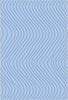 Tappeto Decorativo Azzurro Cielo Morbido con Movimento Ondulato 