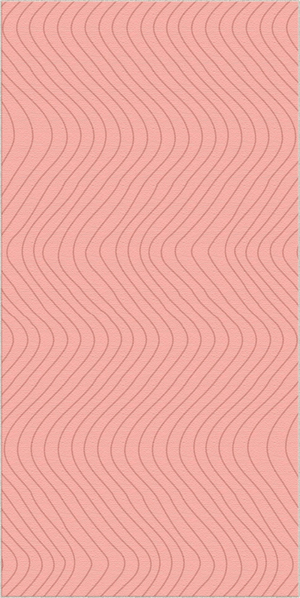 Tappeto Decorativo Rosa Morbido con Movimento Ondulato