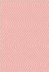 Tappeto Decorativo Rosa Morbido con Movimento Ondulato Rosa