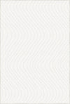 Tappeto Decorativo Grigio Morbido con Movimento Ondulato Grigio chiaro