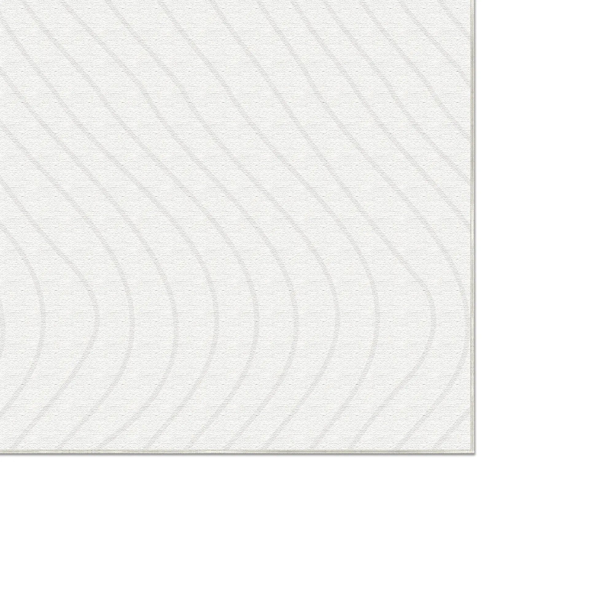 Tappeto Decorativo Grigio Morbido con Movimento Ondulato