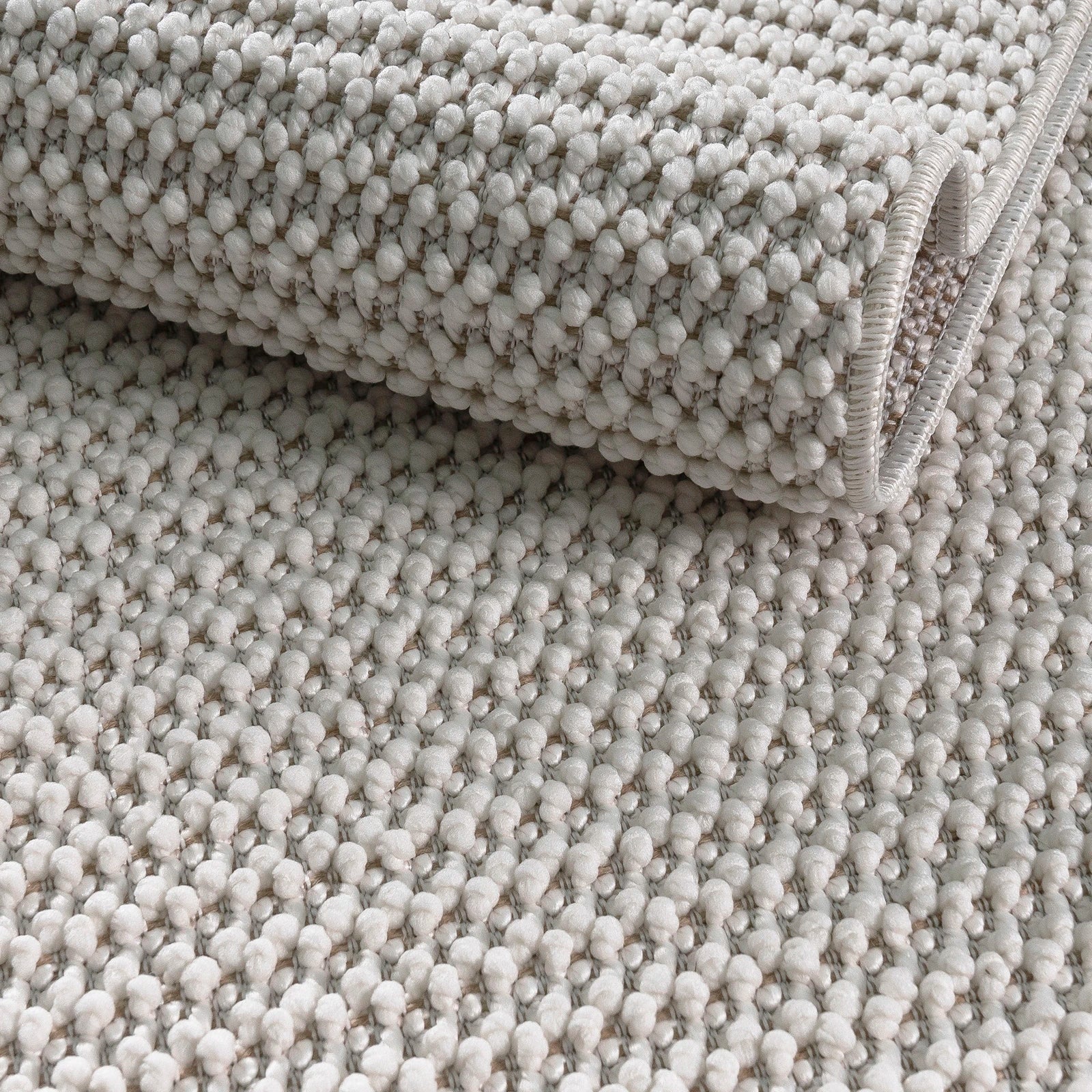 Silver Minimal Texture Rug