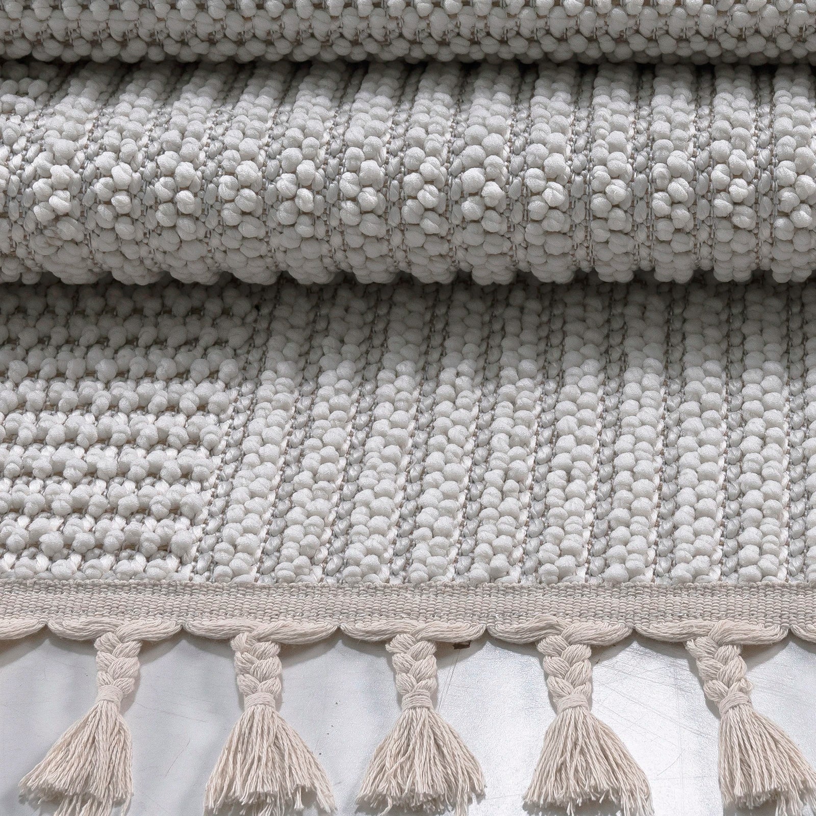 Silver Minimal Texture Rug