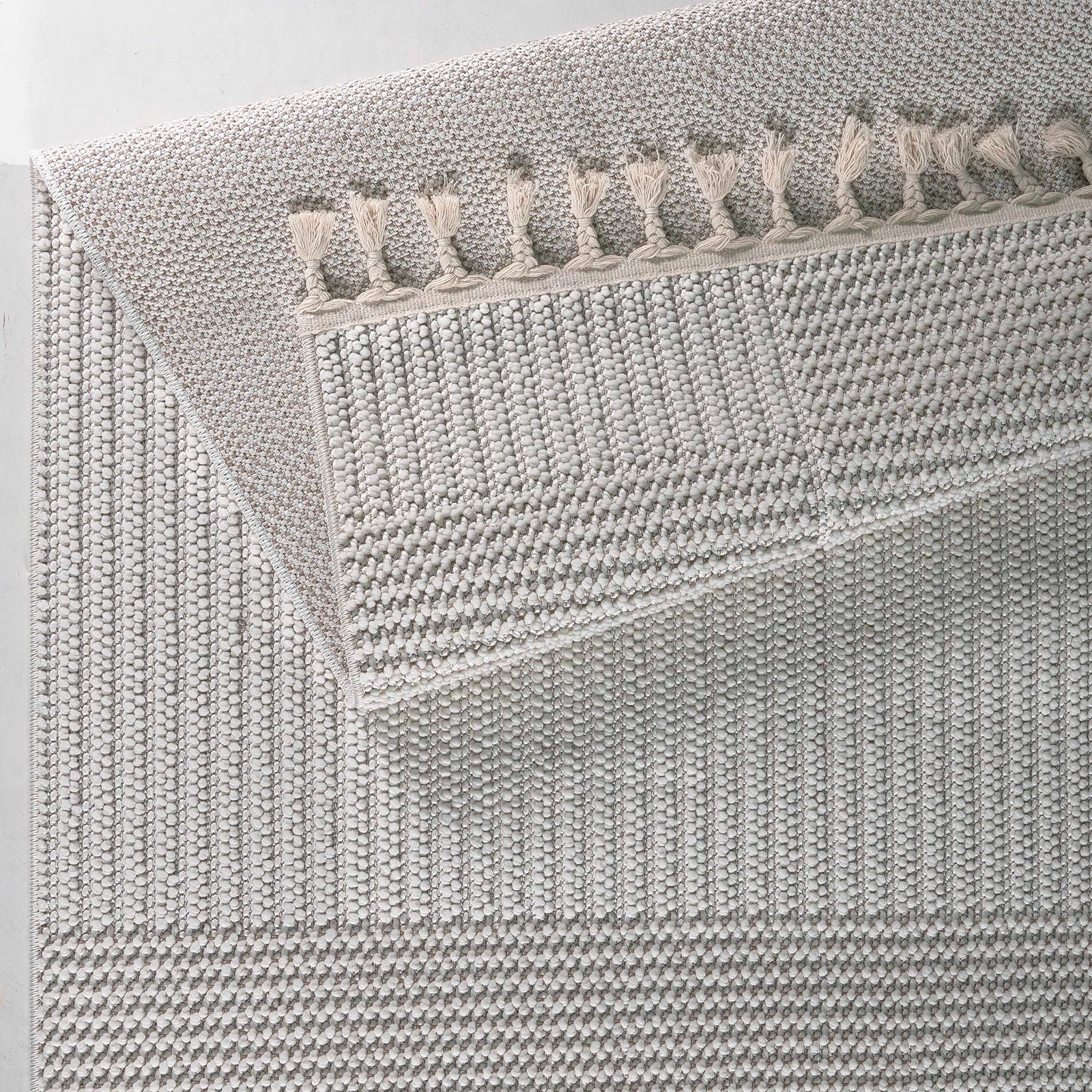 Silver Minimal Texture Rug