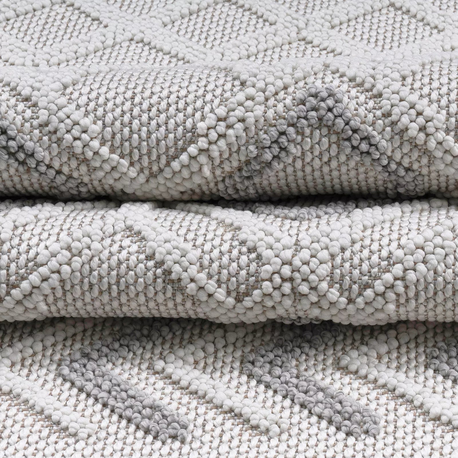 Loop Soft Weave Boucle Modern Rug Gray - Bella Rugs