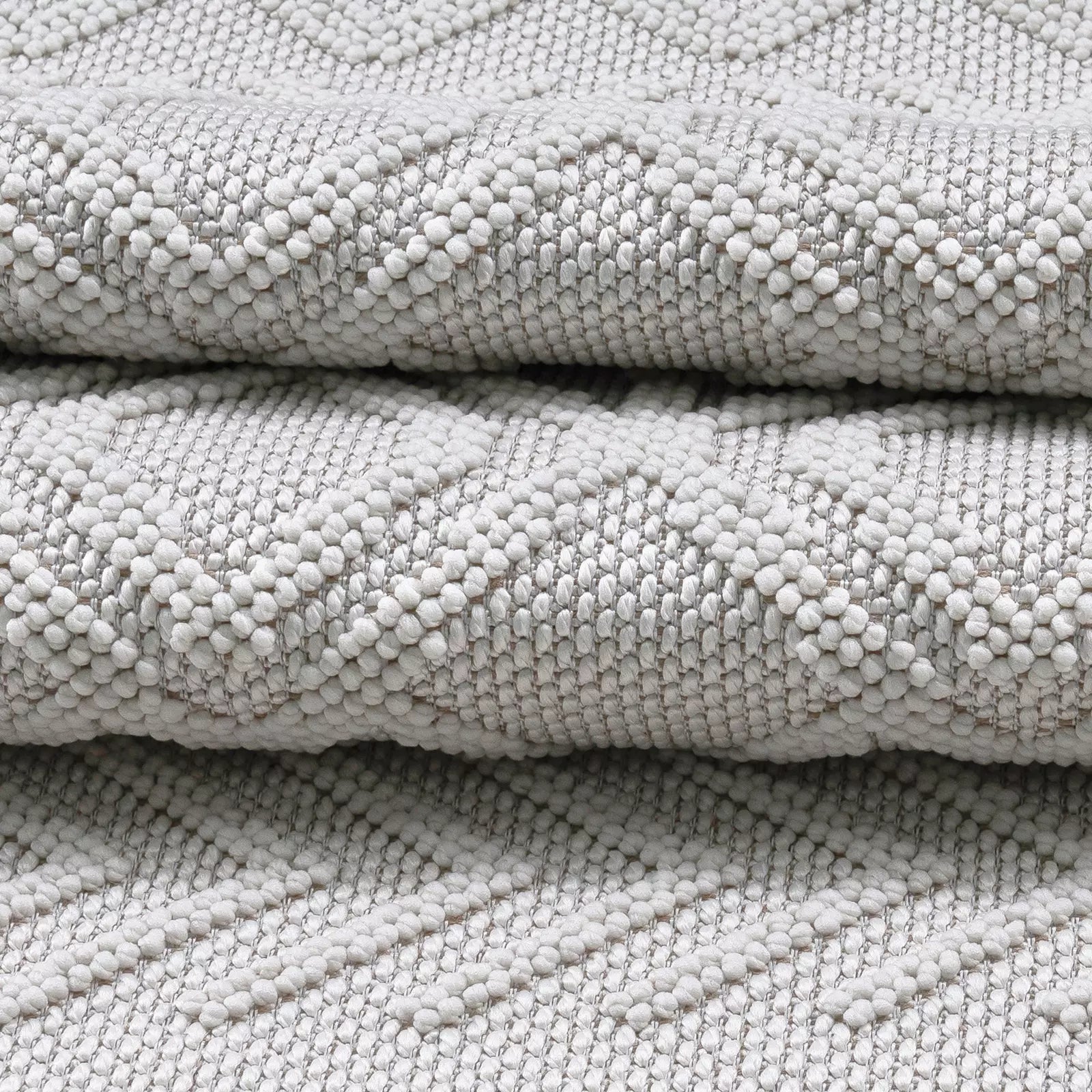 Loop Soft Weave Boucle Modern Rug White - Bella Rugs