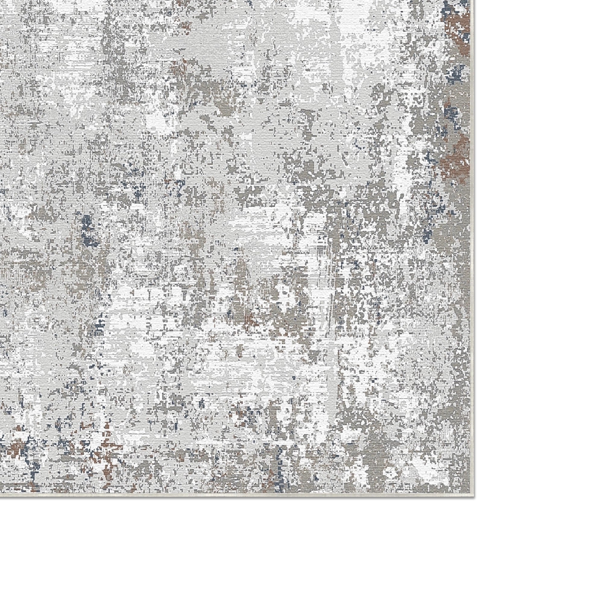 Zenith Slate Distressed Abstract Rug