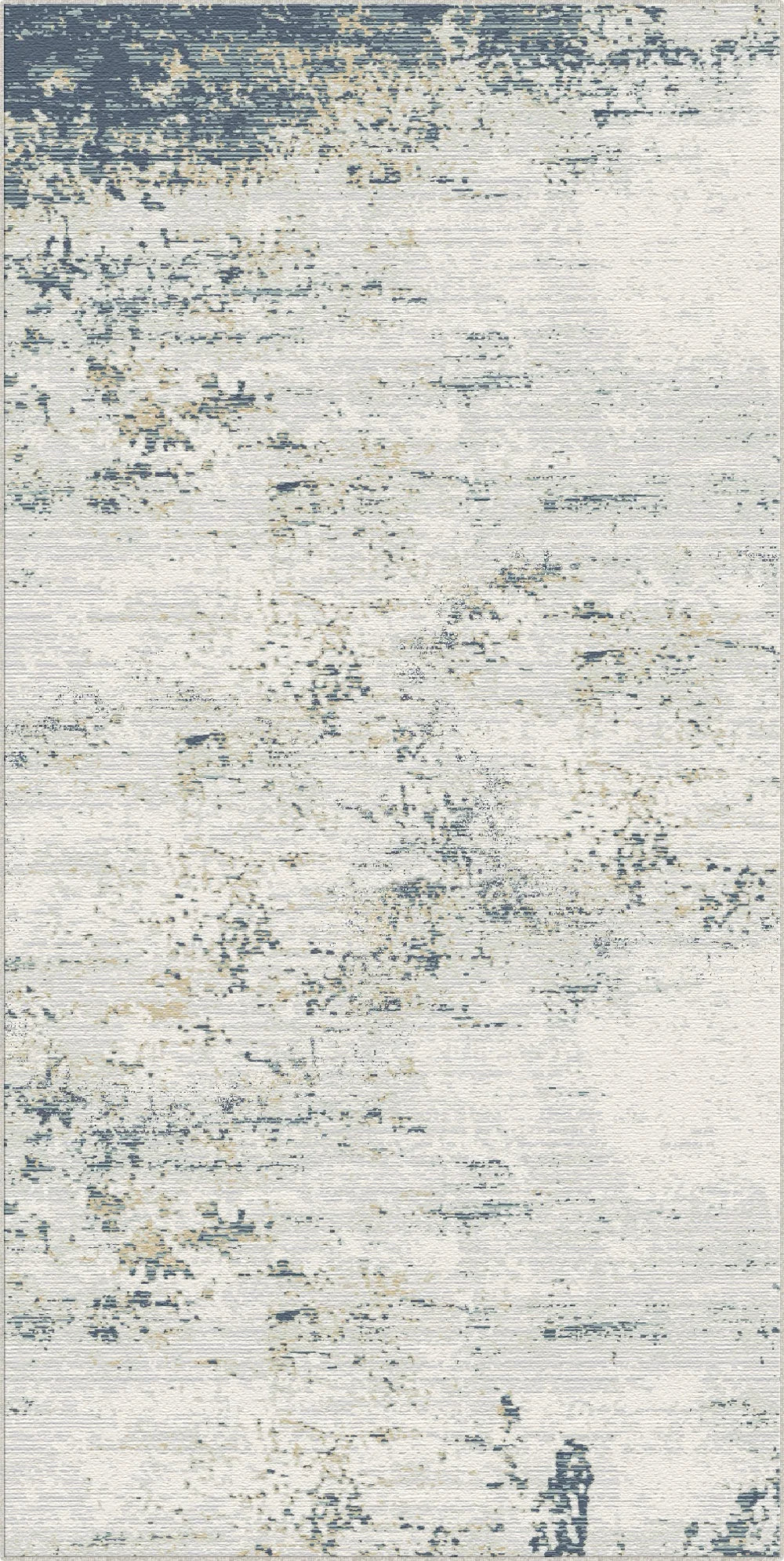 Tappeto Astratto Distressed Deriva Zaffiro