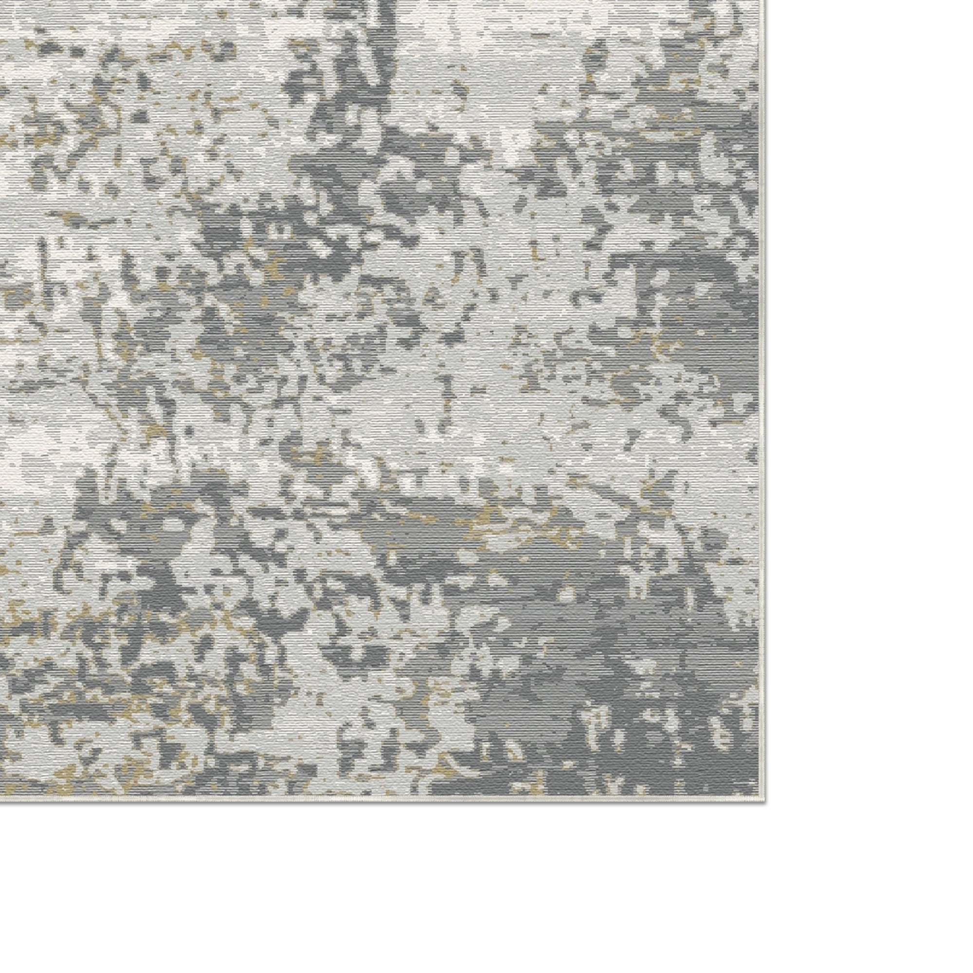 Tappeto Astratto Distressed Patina Grafite