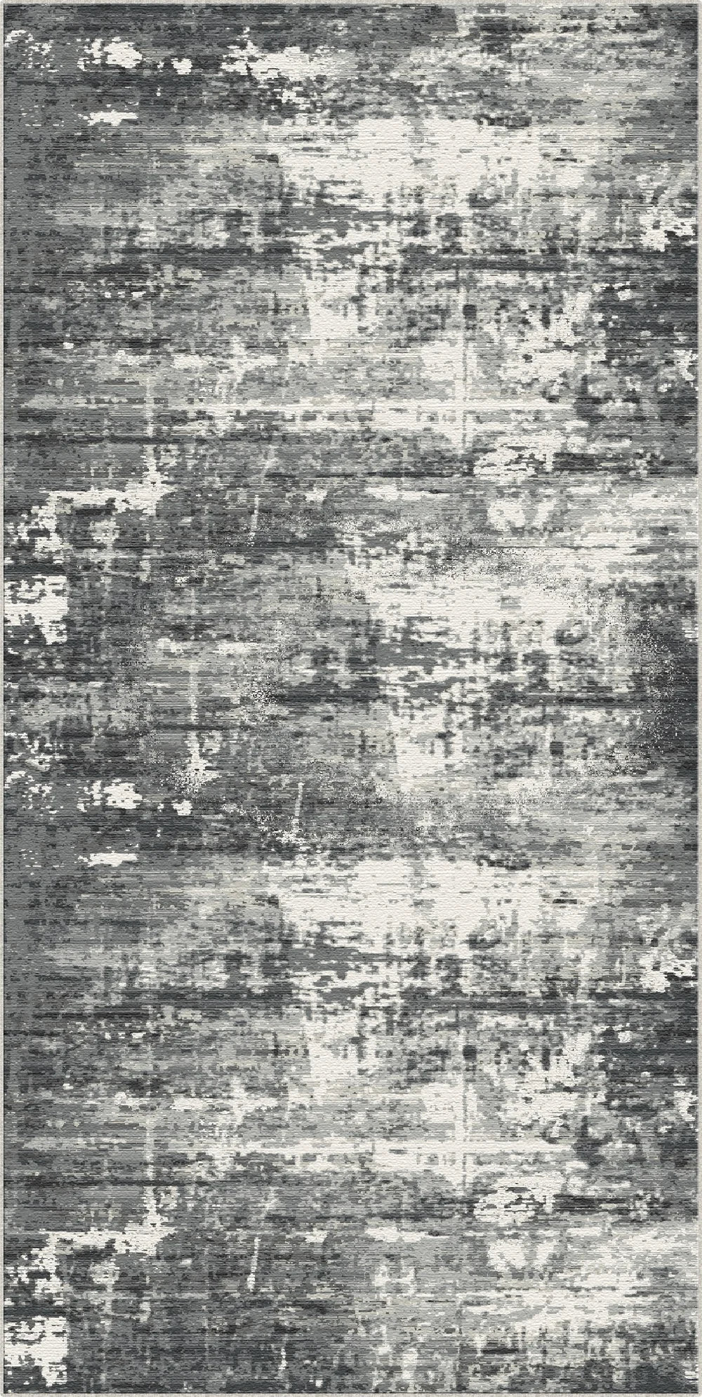 Tappeto Astratto Industriale Distressed Deriva Mezzanotte
