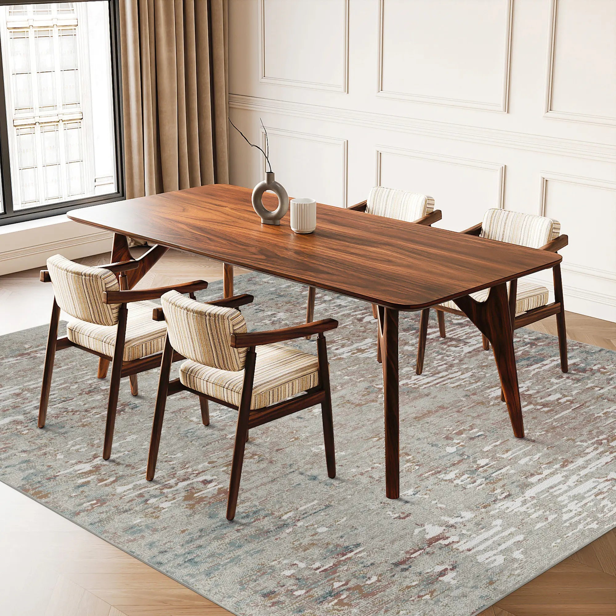 Sand & Sky Distressed Horizon Rug