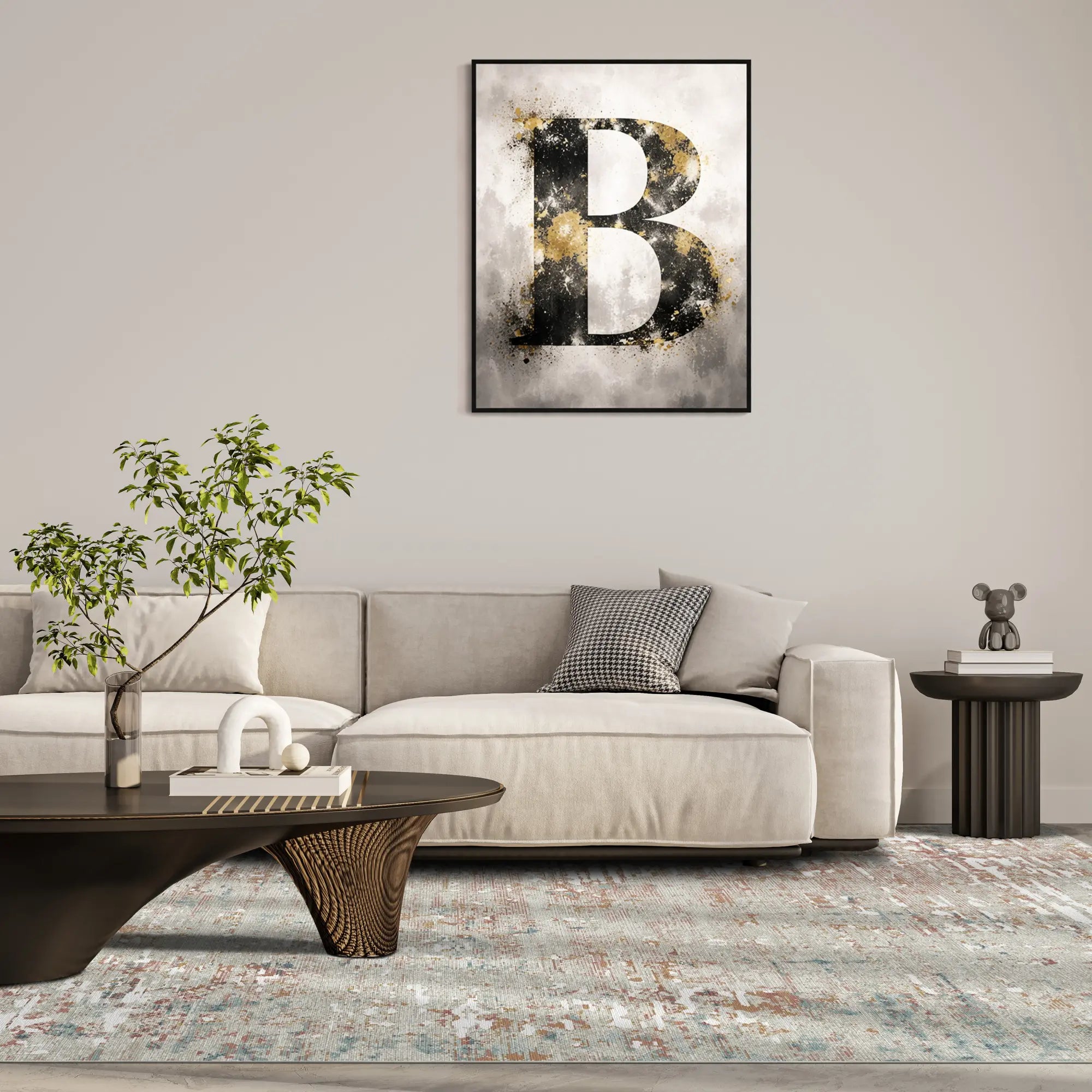 Sand & Sky Distressed Horizon Rug