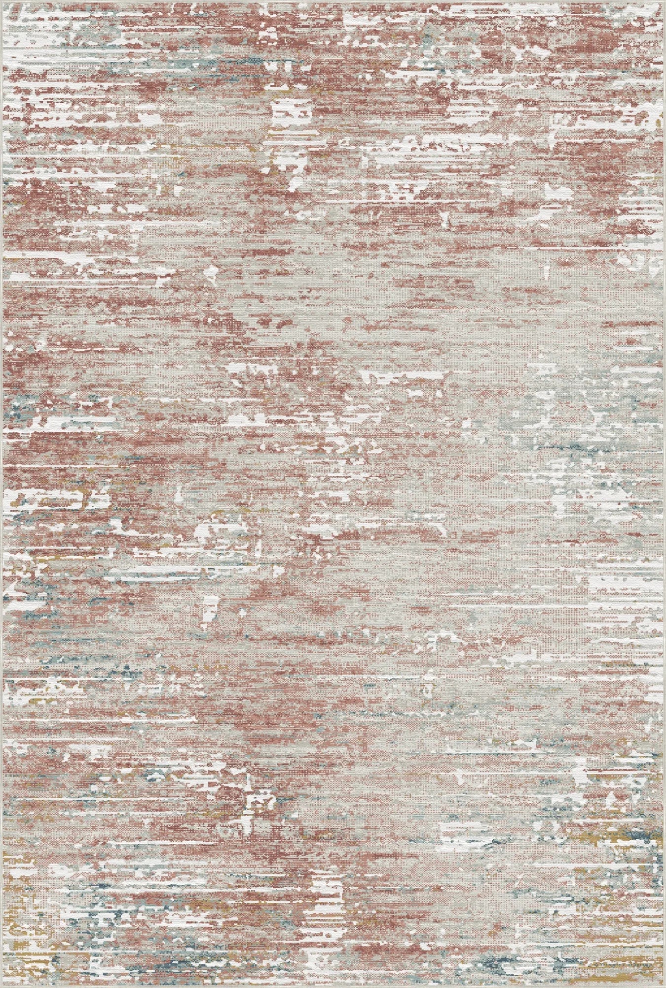 Canyon Ember Washable Abstract Rug