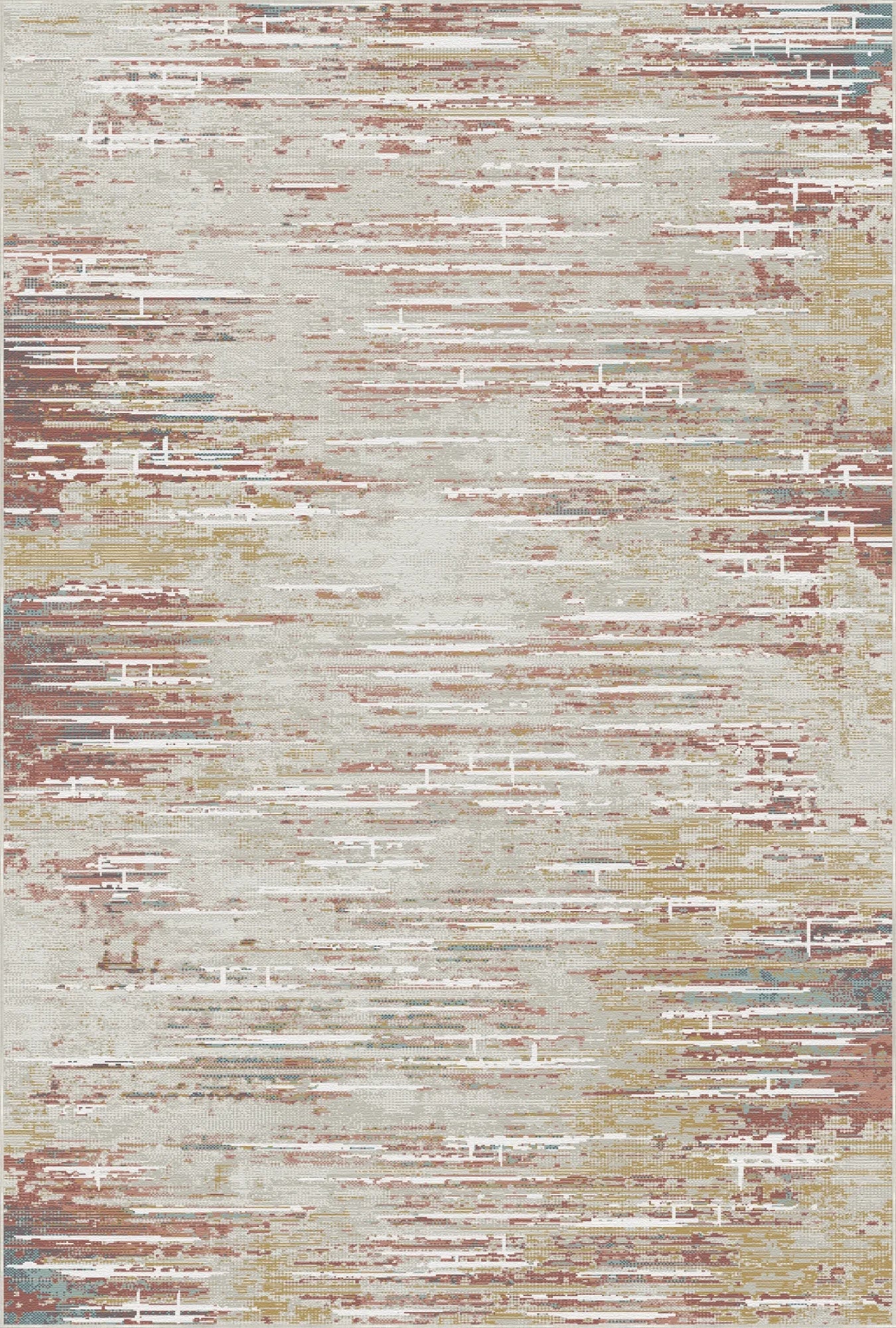 Golden Mesa Washable Abstract Rug