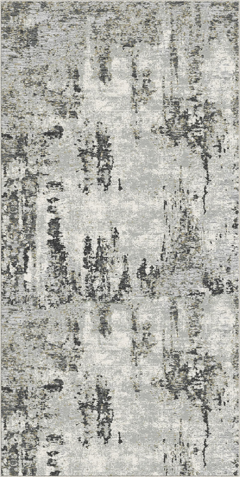 Tappeto Astratto Sbiadito Marea Ossidiana