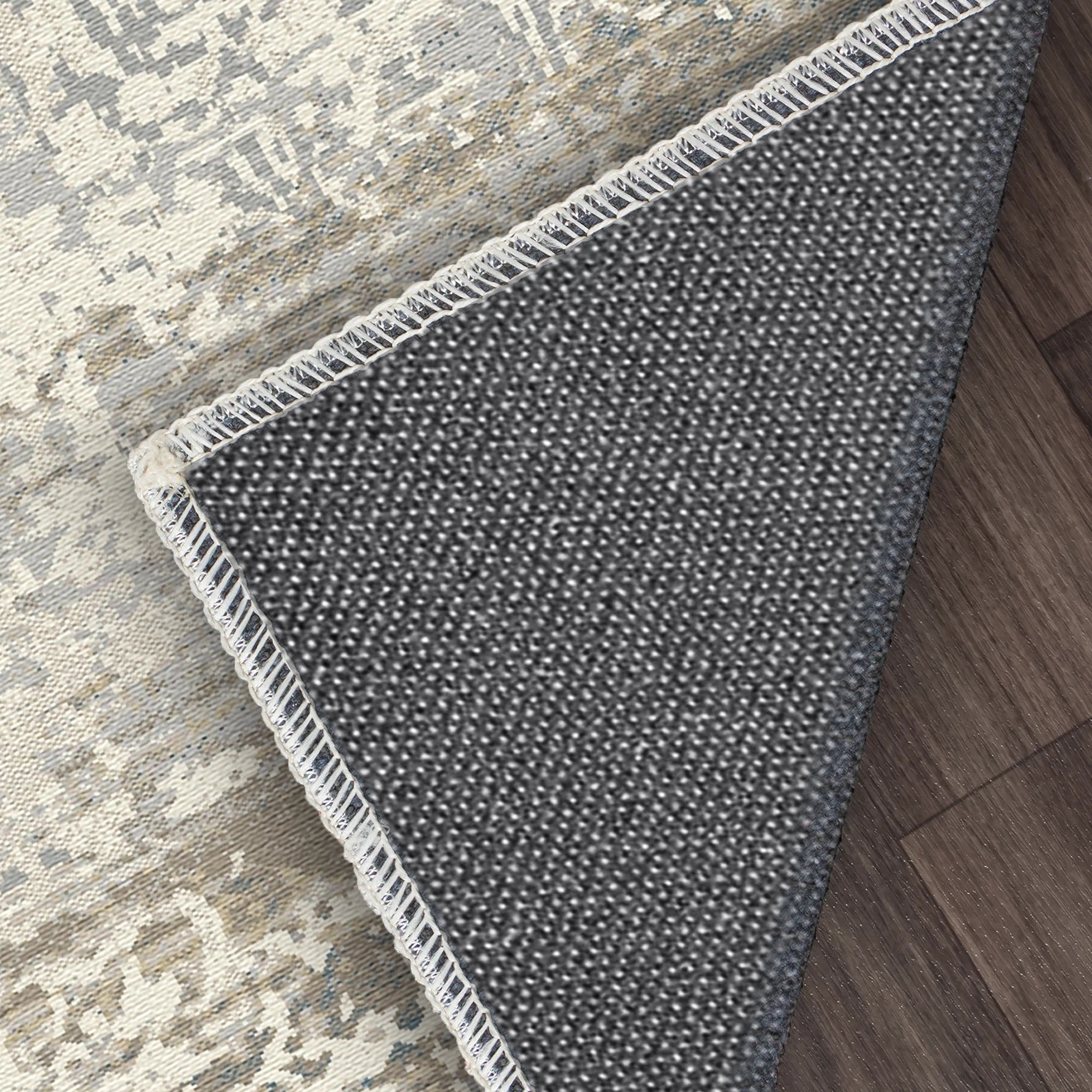 Sapphire Heritage Distressed Damask Rug