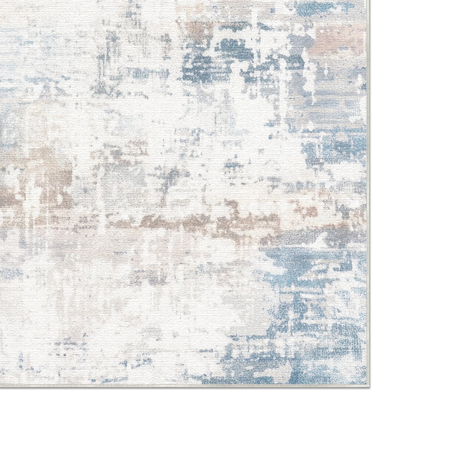 Serene Nimbus Distressed Abstract Rug