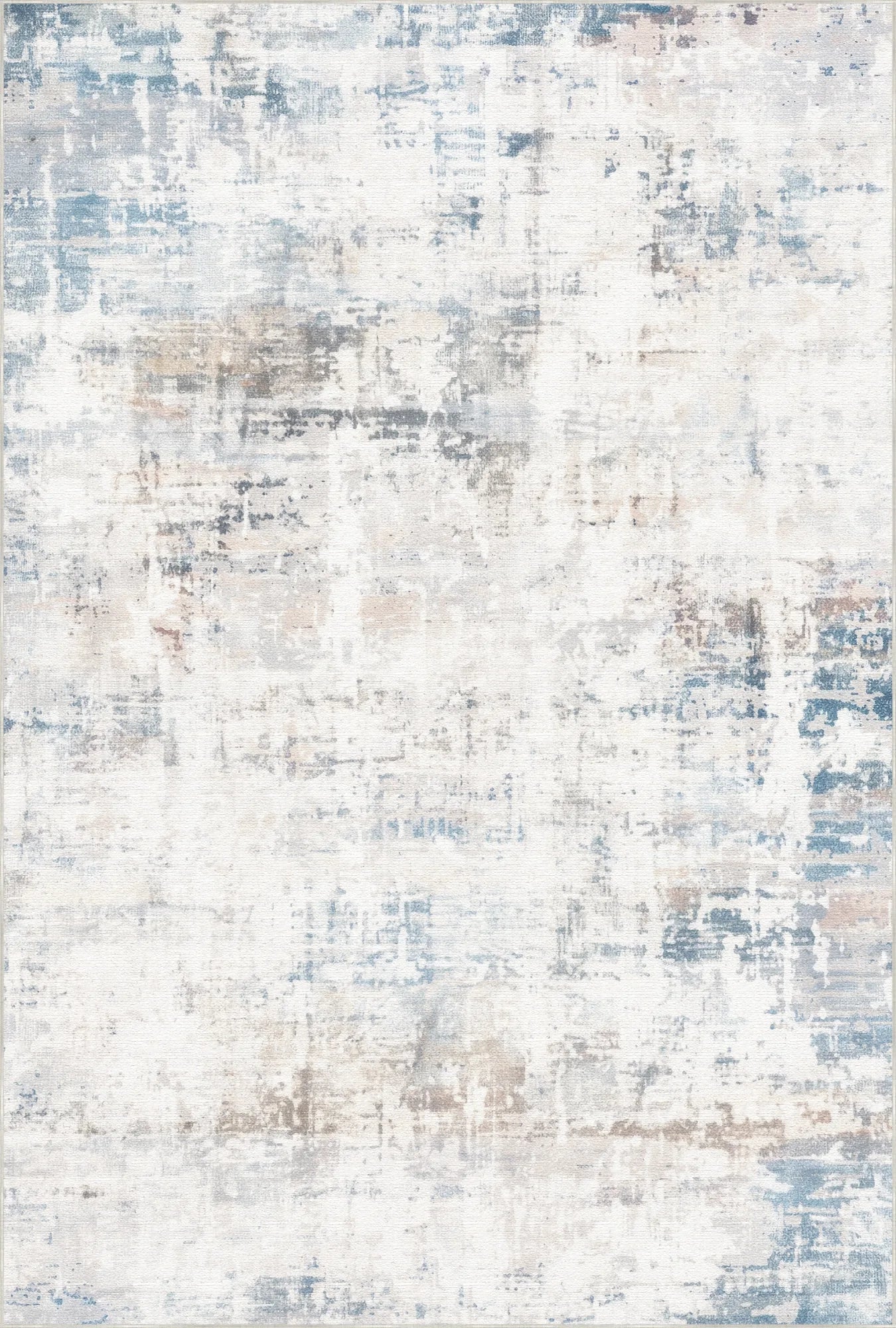 Serene Nimbus Distressed Abstract Rug