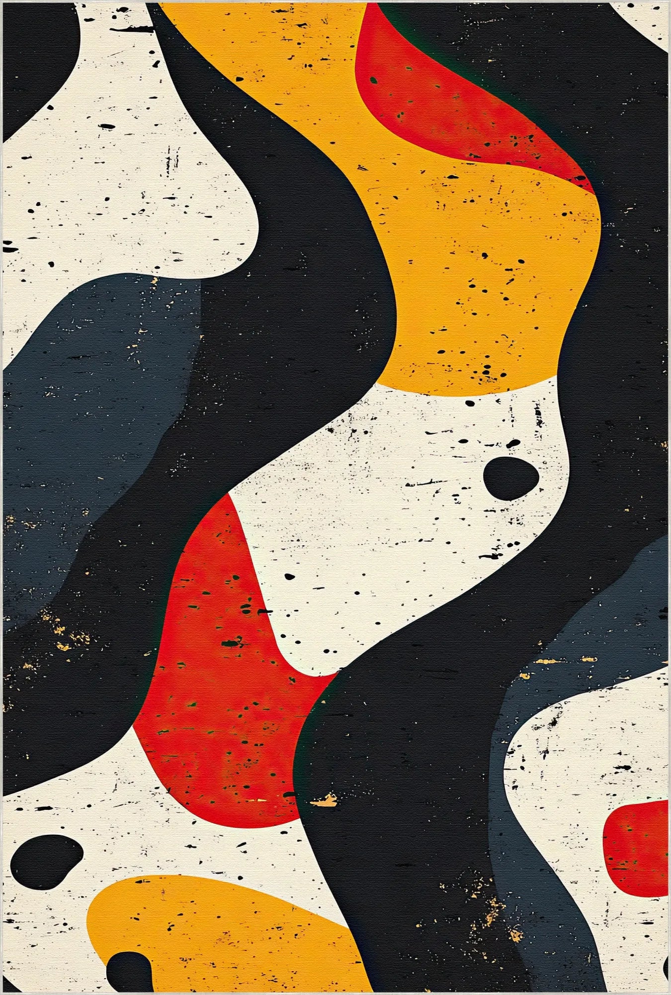 Chroma Flow Bold Abstract Rug