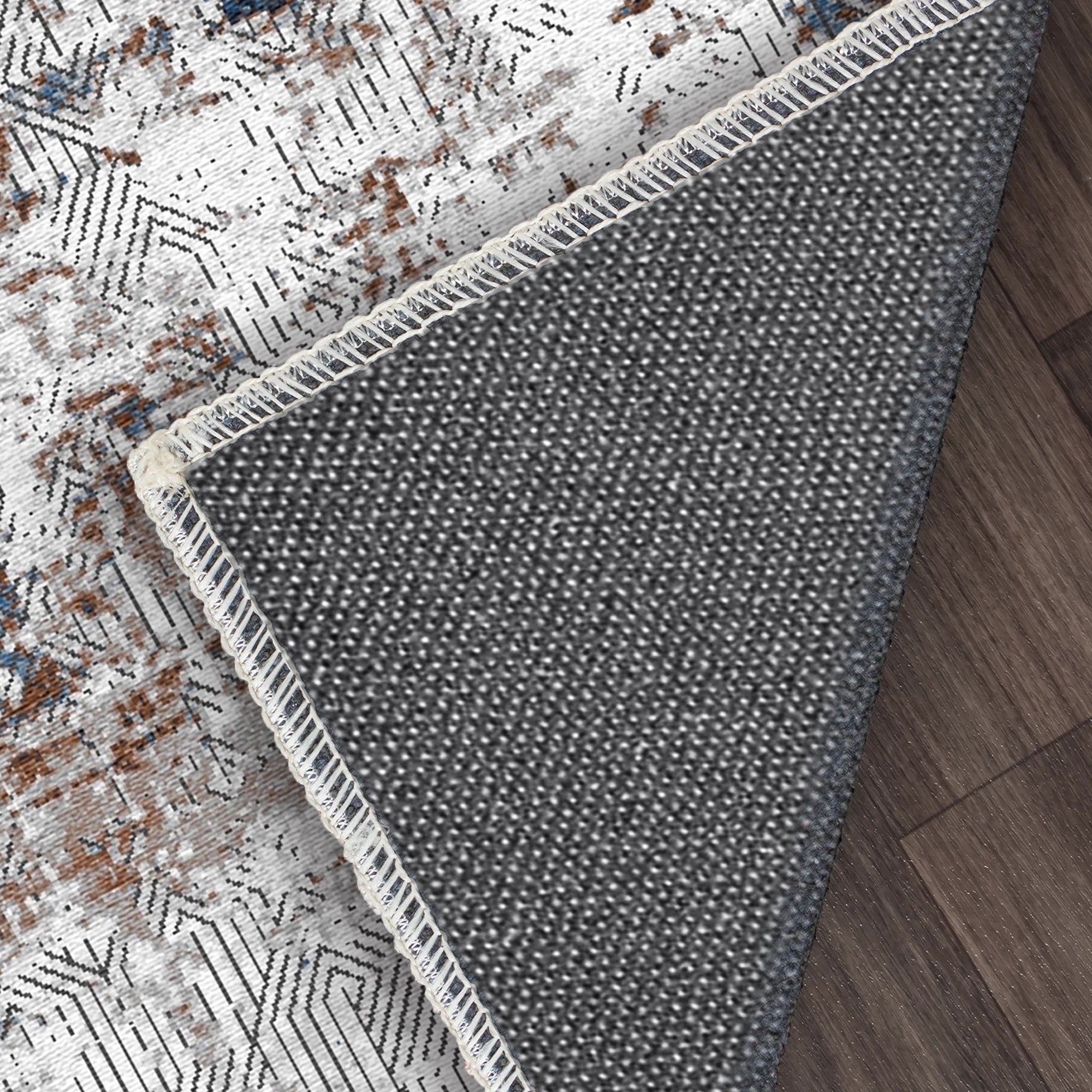 Industrial Ethno Geometric Rug