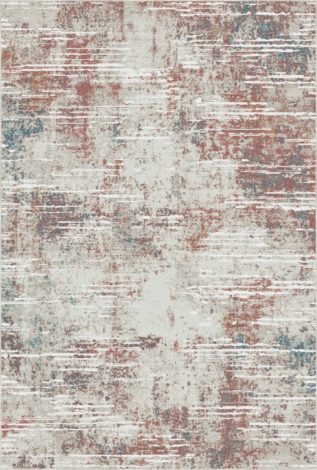 Oxidized Horizon Abstract Rug